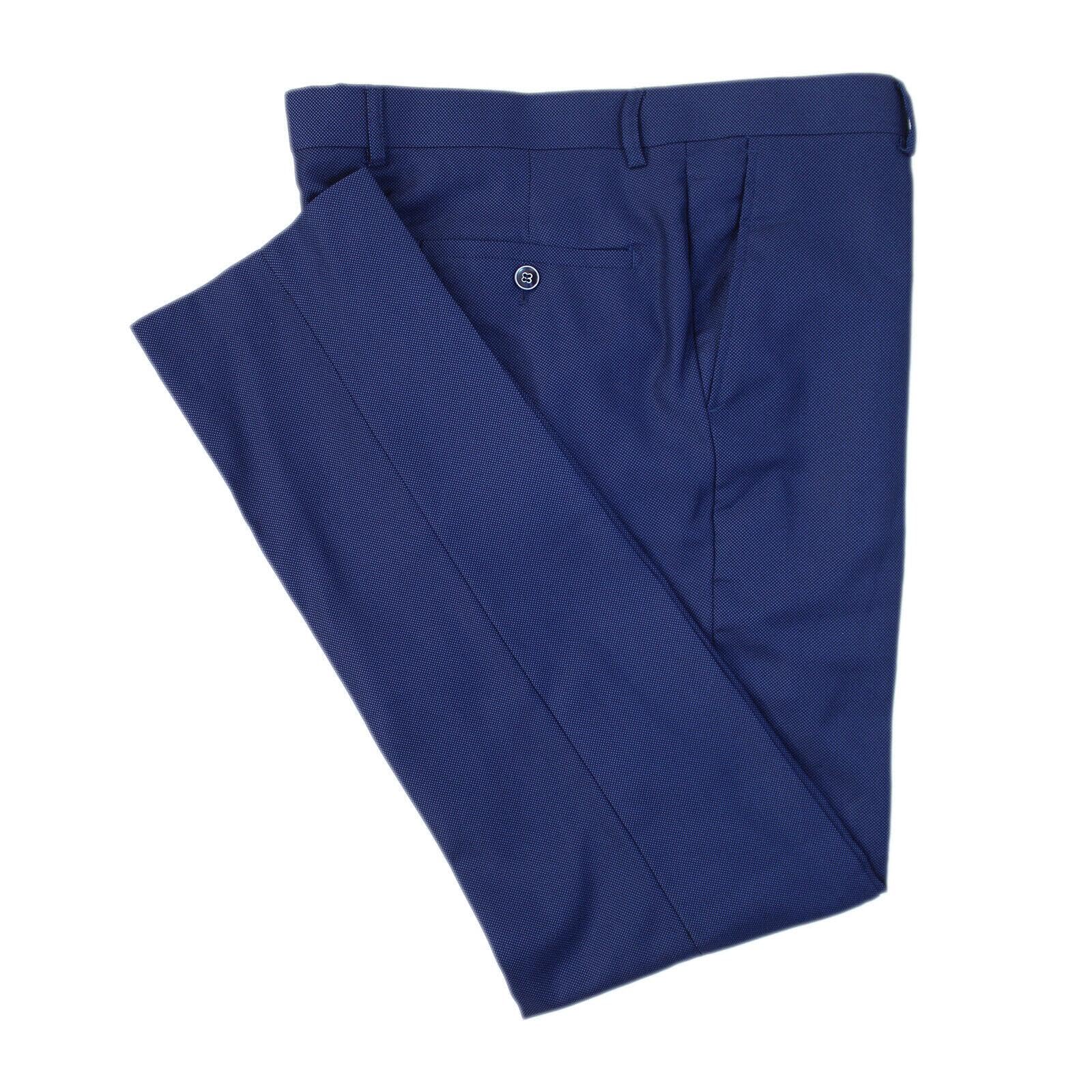 Abito da Uomo Micro Fantasia Vestito Formale Completo Elegante Sartoriale Slim Giacca e Pantalone da Ufficio