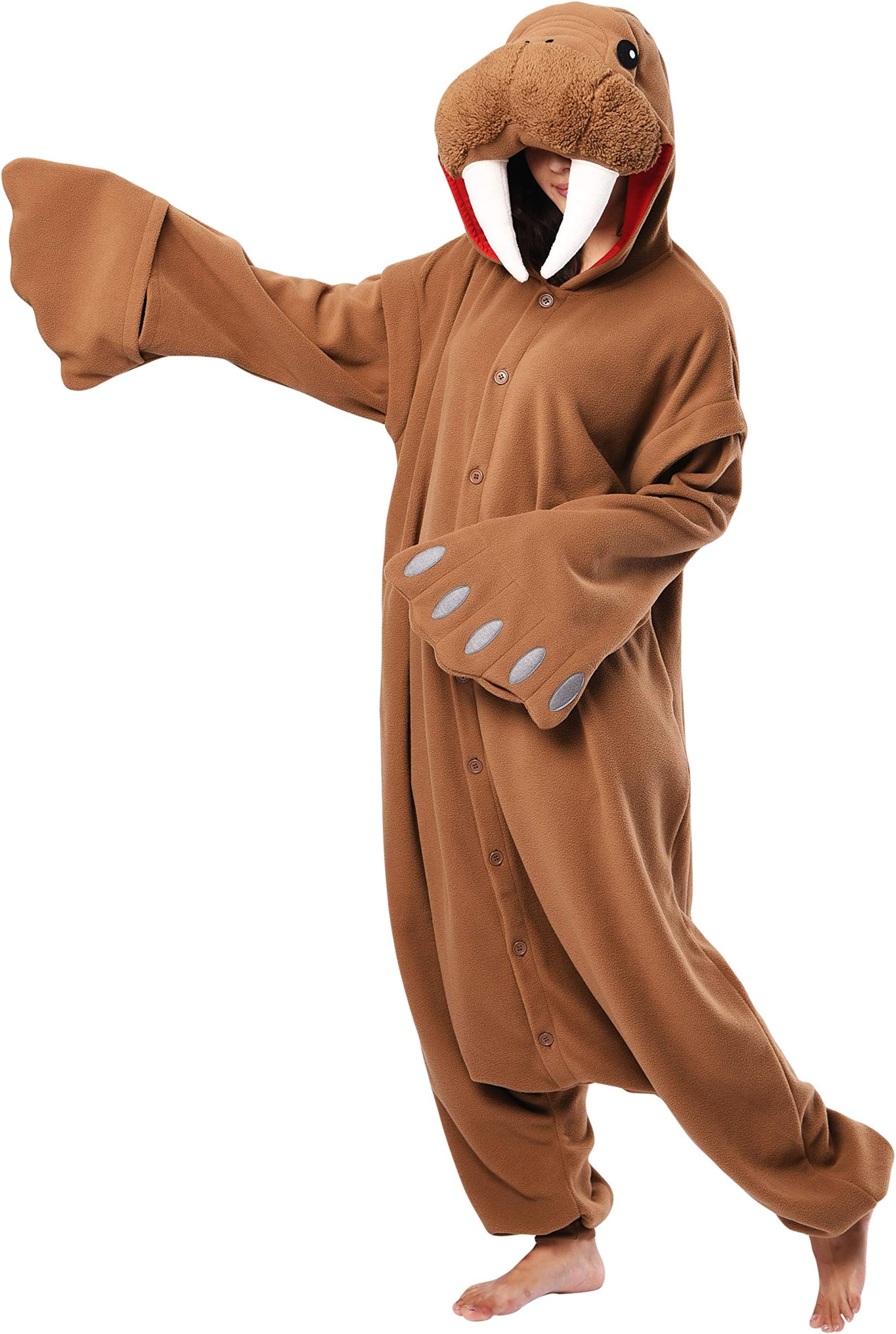 SAZACSAZAC Walrus Kigurumi - Onesie Jumpsuit Halloween Costume
