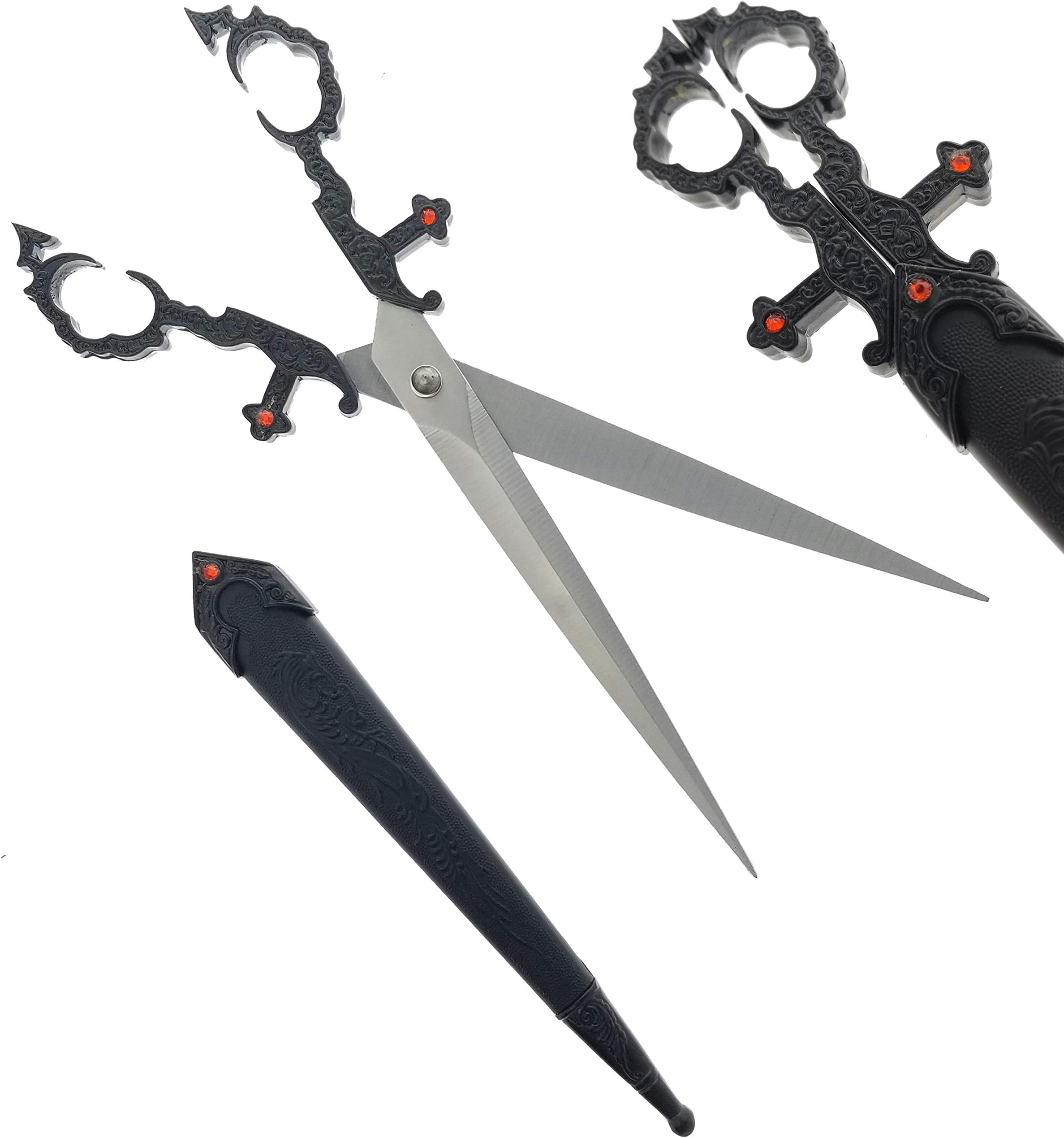 10 1/4" Renaissance, Medieval Bodice Scissor Dirk Dagger Knife. For Home Camping, Renaissance Cosplay Used
