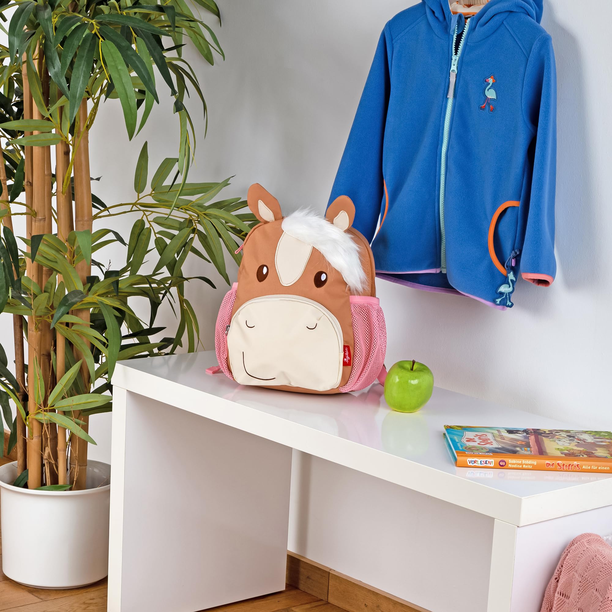 Sigikid Kinderrucksack Kindergartenrucksack mit Brustgurt gepolsterten Gurten Namensschild
