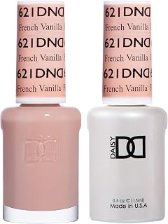 DND Gel Polish Set, Beige Nude Collection, UV/LED GelPolish and Air Dry Nail Lacquer, Matching Chip-Free Polish Duo, 0.5 Fl Oz Each