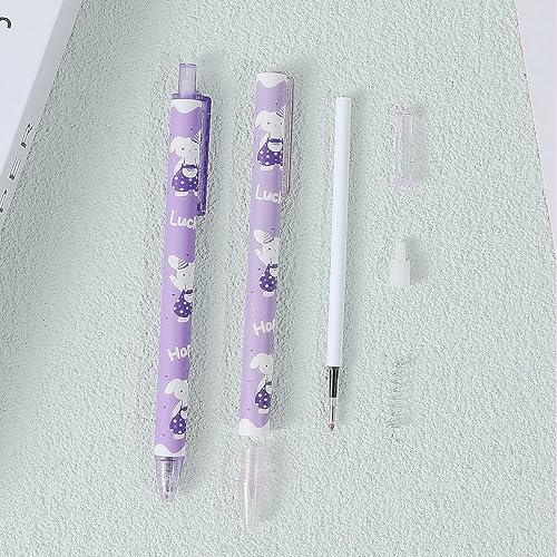 Miniatura 3 de NSJDDWN Lindos bolígrafos Kawaii 30 unidades de 0020in de tinta negra retráctil bolígrafos de gel kawaii suministros escolares de oficina papelería