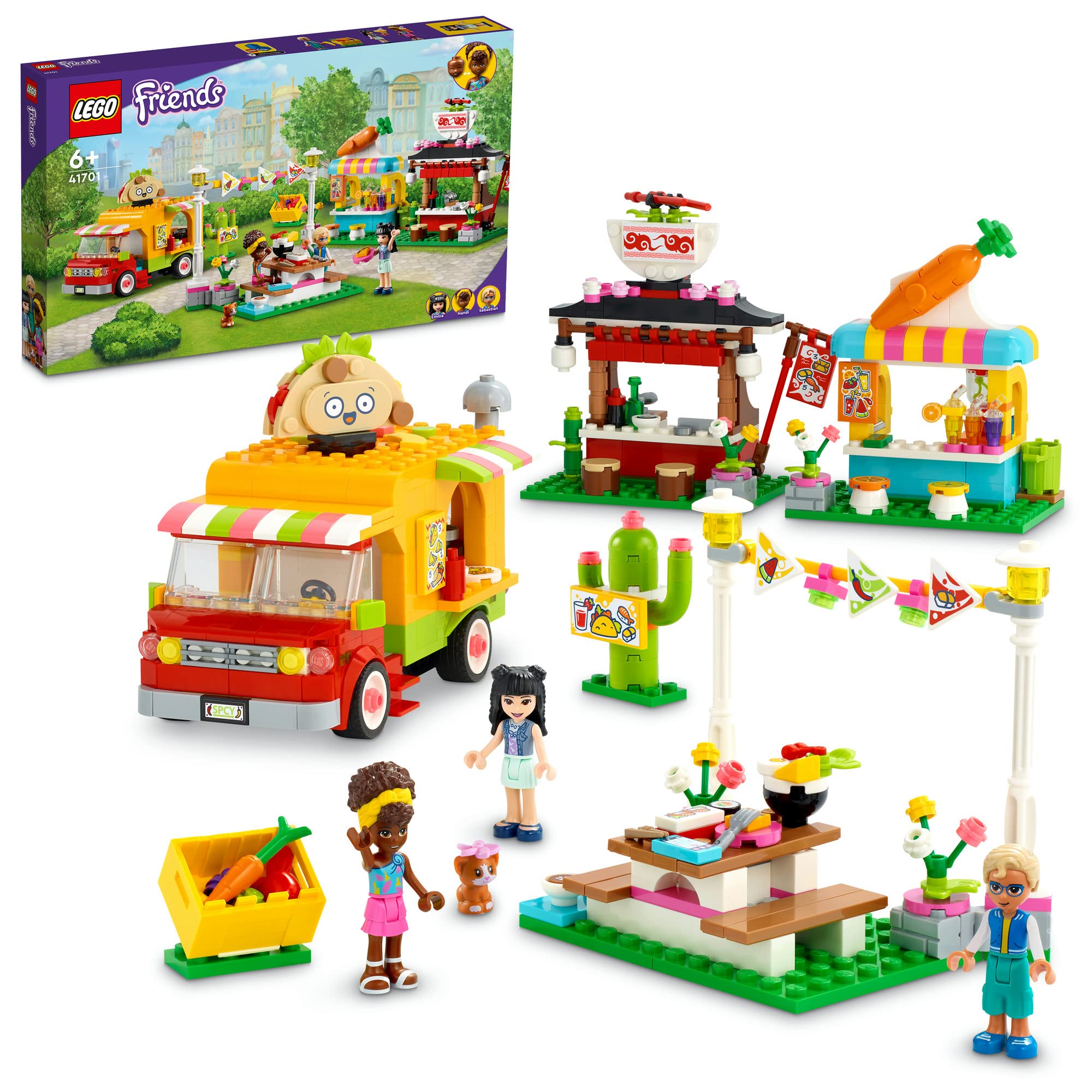 Amazon.co.jp: レゴ(LEGO) フレンズ フードトラックマーケット 41701 