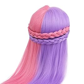 Mannequin Head with 60% Real Human Hair, Beauty star 26 Cosmetology Manikin Head, Doll Head for Hair Styling to Practice on, Hairdressing Training Braiding Heads with Clamp Stand Holder Kit