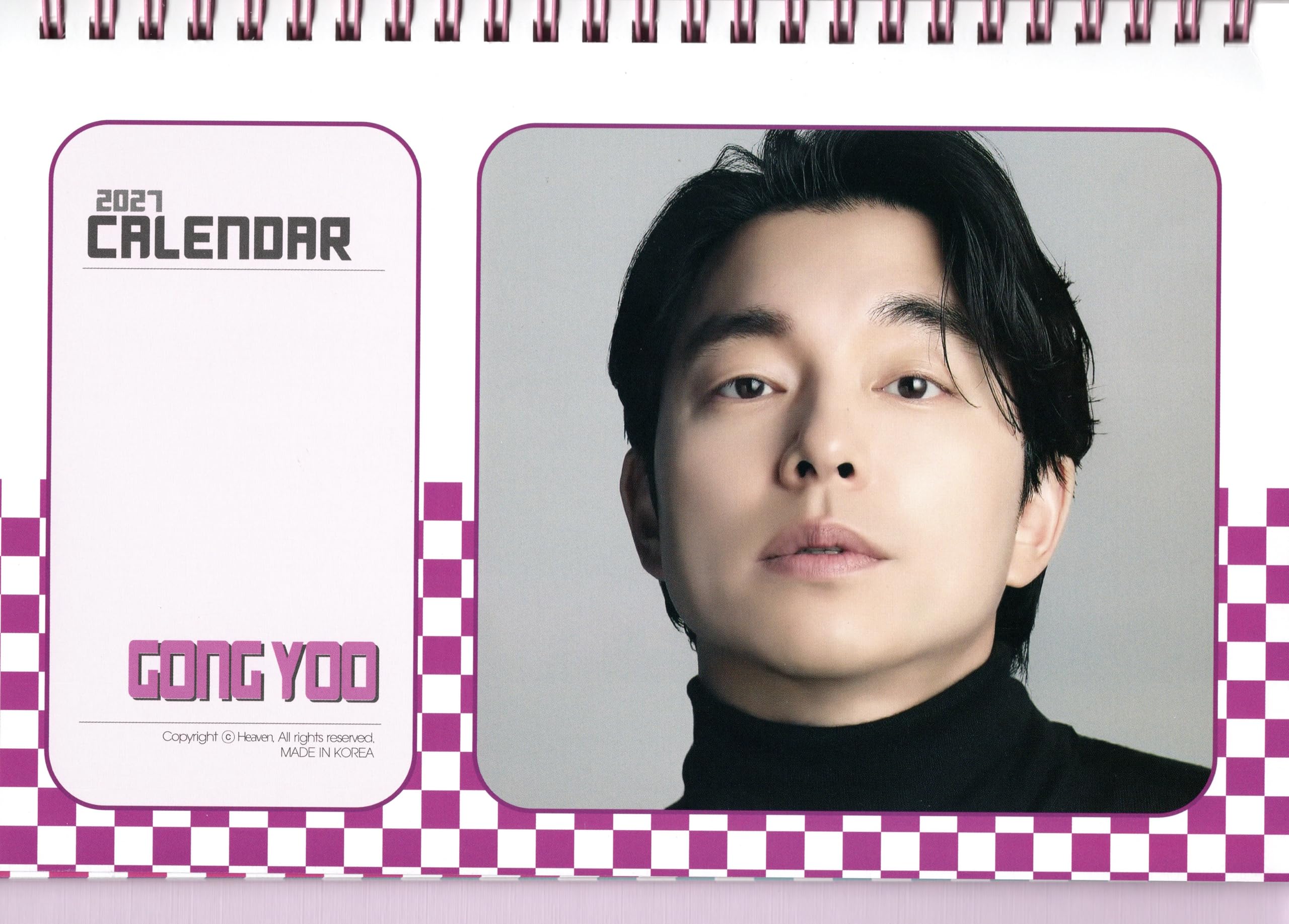 Amazon.co.jp: コンユ グッズ 卓上 カレンダー (写真集) 2026~2027年