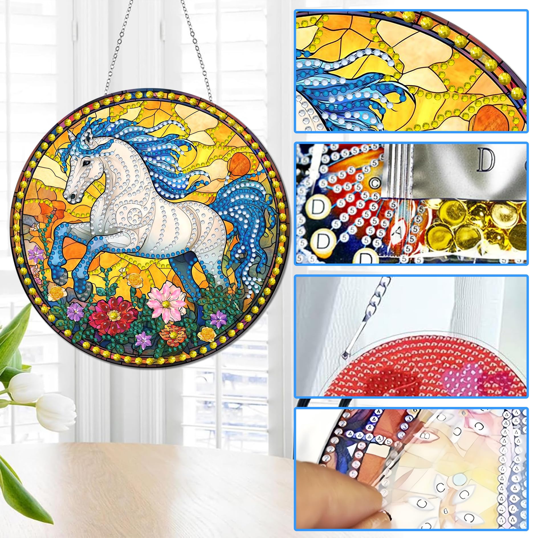 Kits D'art Diamant Pour Adultes - Kit De Peinture Diamant à