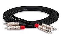 Vista 6 de Hosa Hrr-015x2 Pro Cable doble RCA - RCA 15 pies