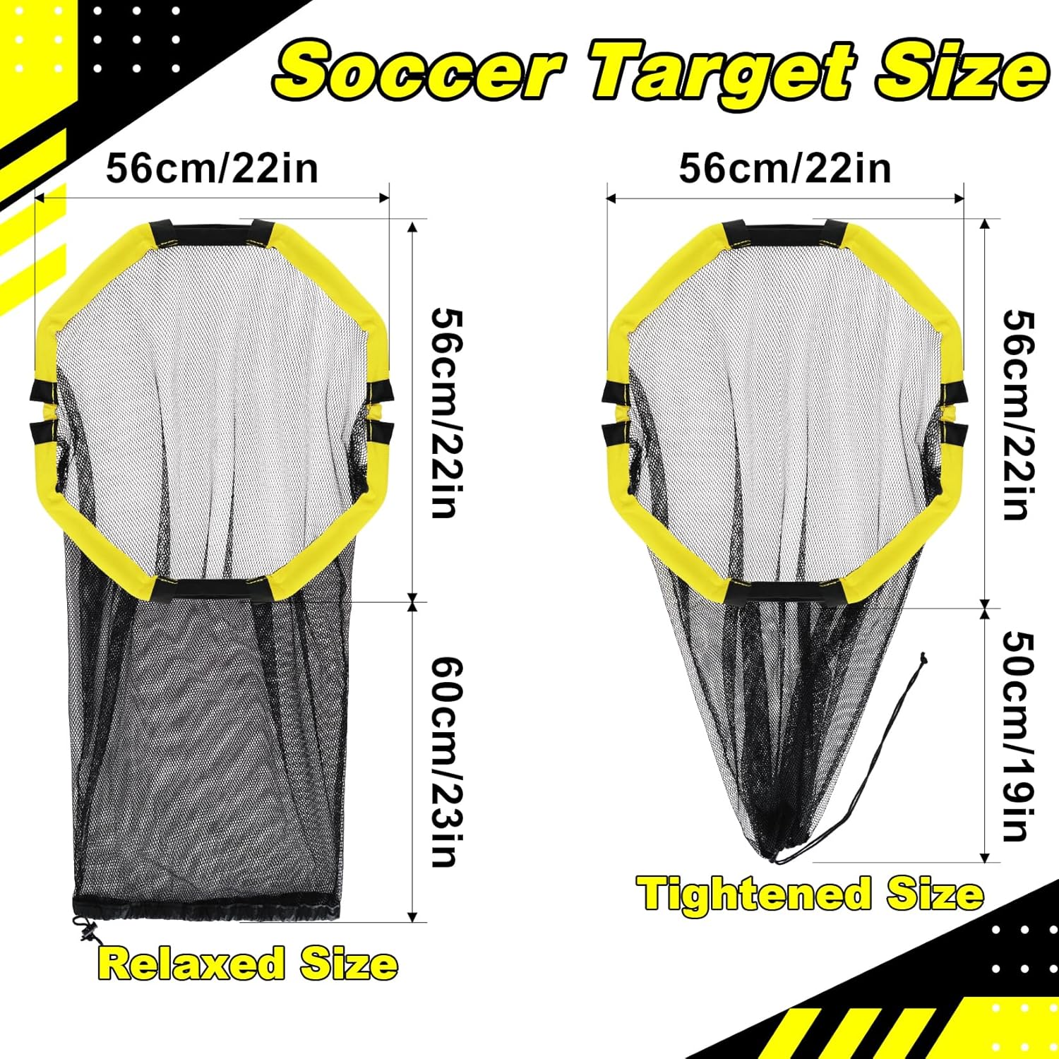 Happy Jump 3 in 1 Soccer Goal Target Net Practice