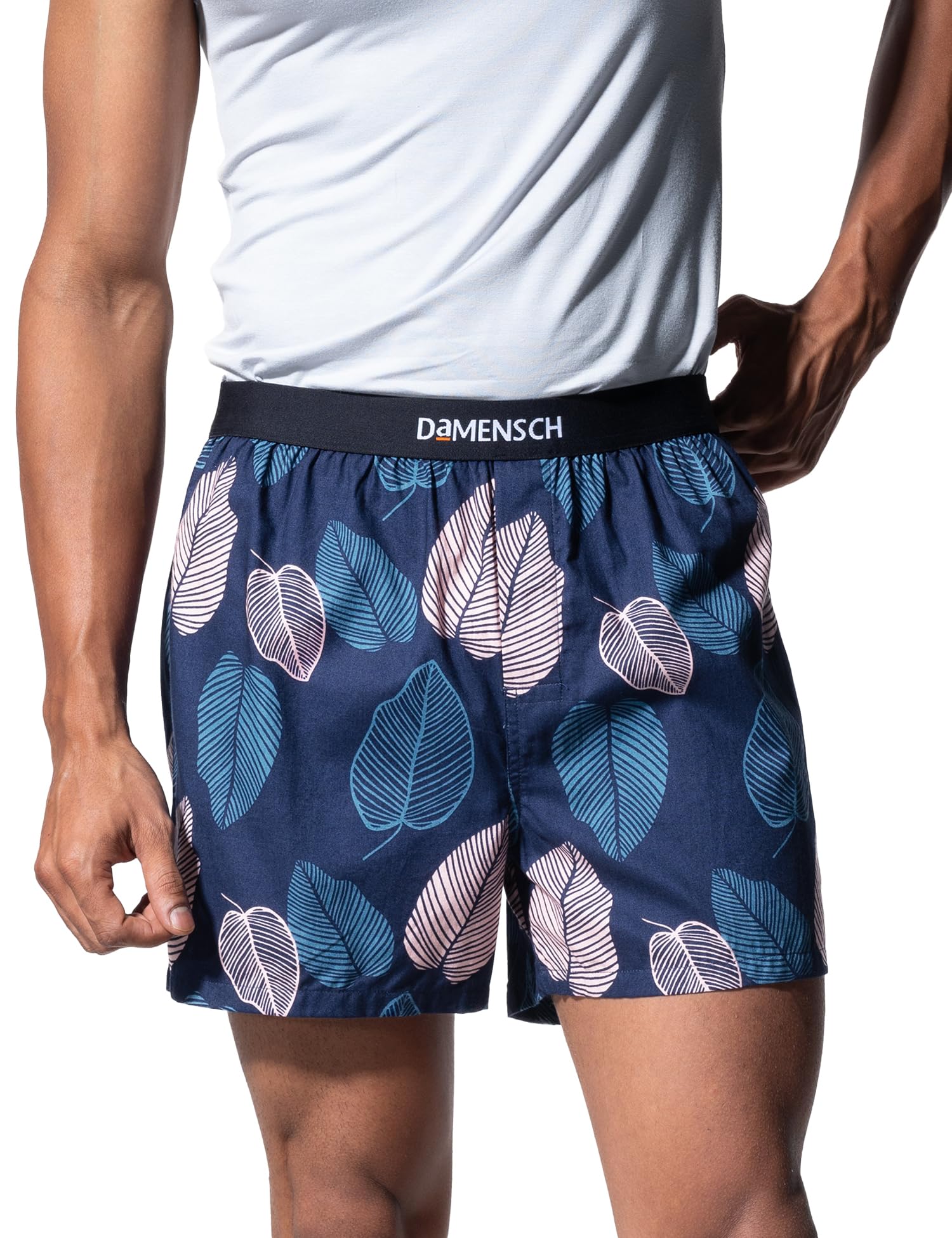 DAMENSCH Solid Breeeze Inner Boxers for Men, Ultra-Light Boxers, 100% Cotton Shorts Pant, Breathable Woven Inner Cotton Shorts for Men