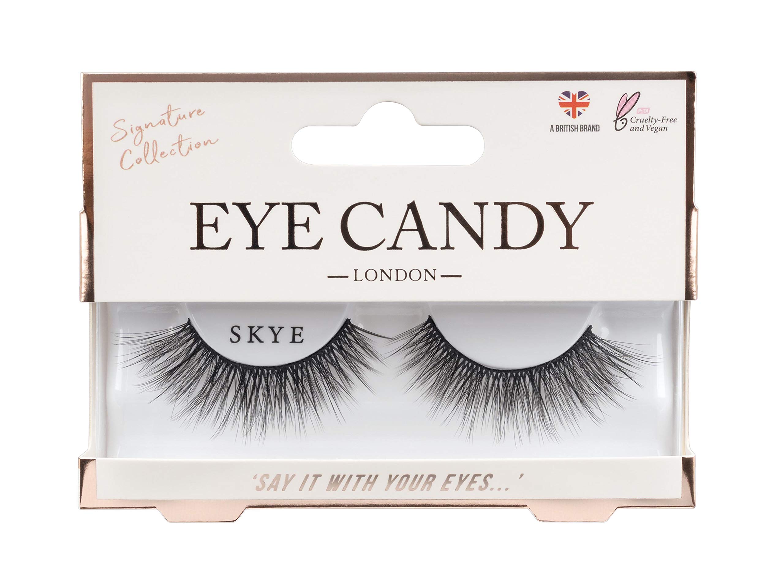 Eye Candy Black False Lashes Signature Eyelash Collection - Skye