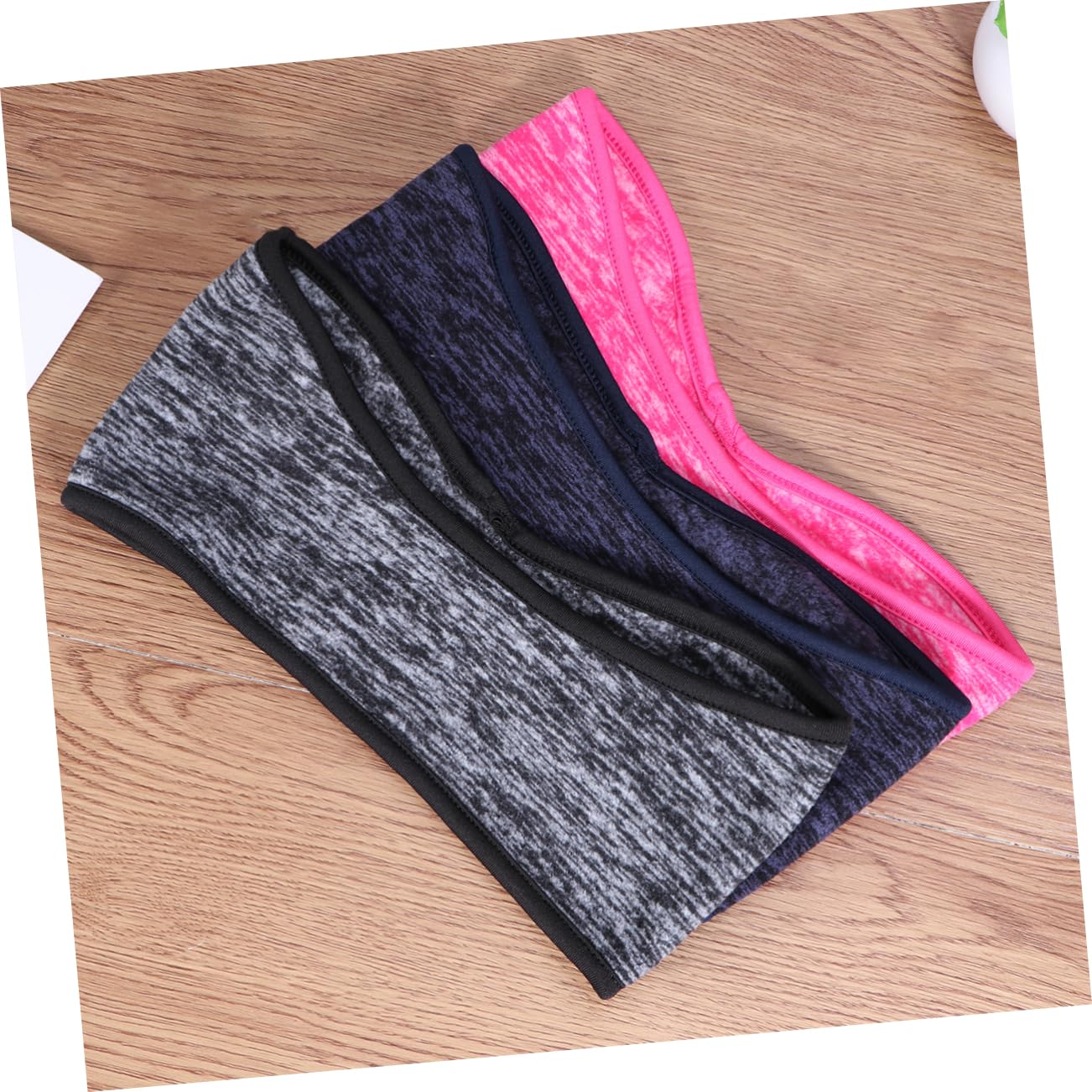 VALICLUD 9piezas Diadema Deportiva Antideslizante De Forro Para Correr y Yoga Paquete De Azul Para Climas Fríos y Actividades Al Aire
