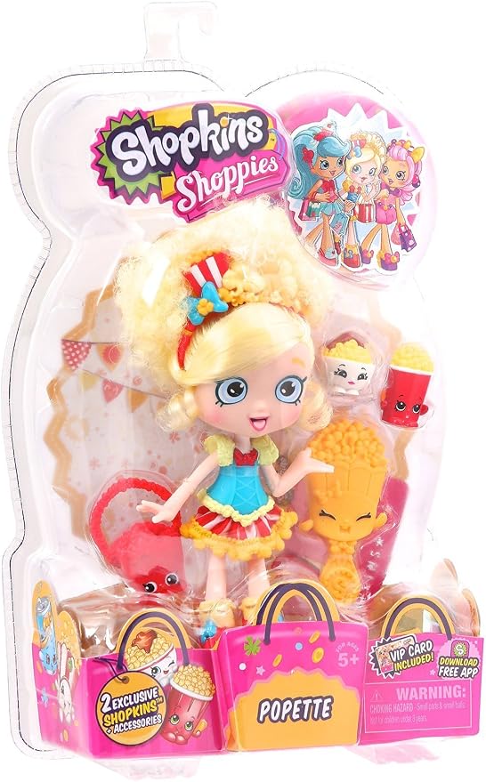 Muñeca Shopkins Shoppies Popette S1 miniatura 3