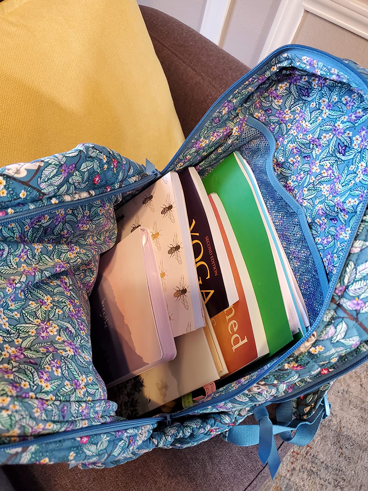 23/mo Finance Vera Bradley Women's Signature Cotton Campus Backpack, Felicity Paisley, One