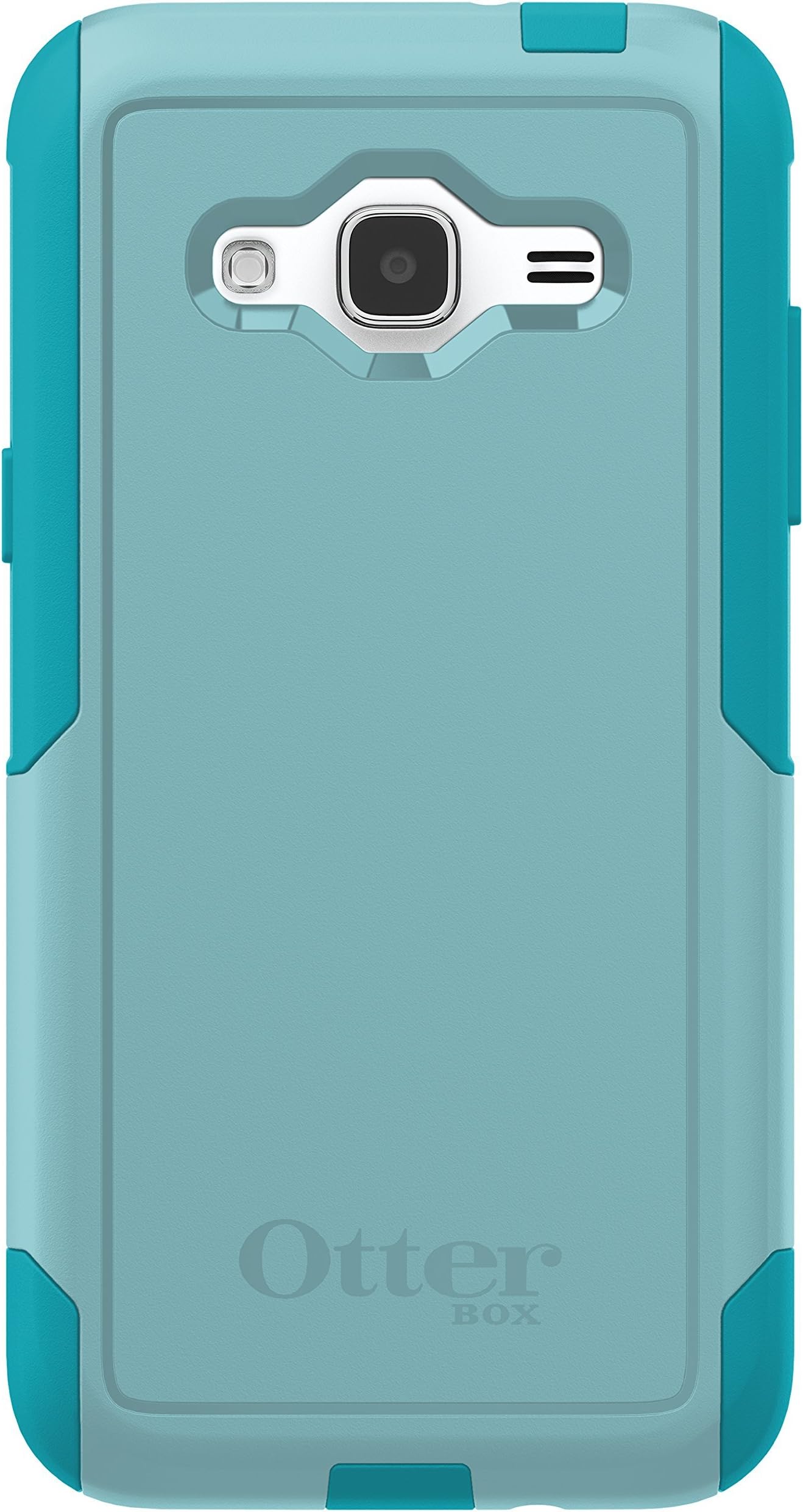 OTTERBOX Commuter Series Case for Samsung Galaxy J3/J3 V (Compatibility Below) - Retail Packaging - Aqua Sky (Aqua Blue/Light Teal)