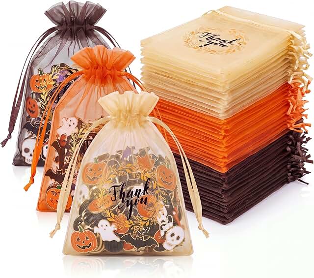 Shappy Fall Organza Bags 4x6