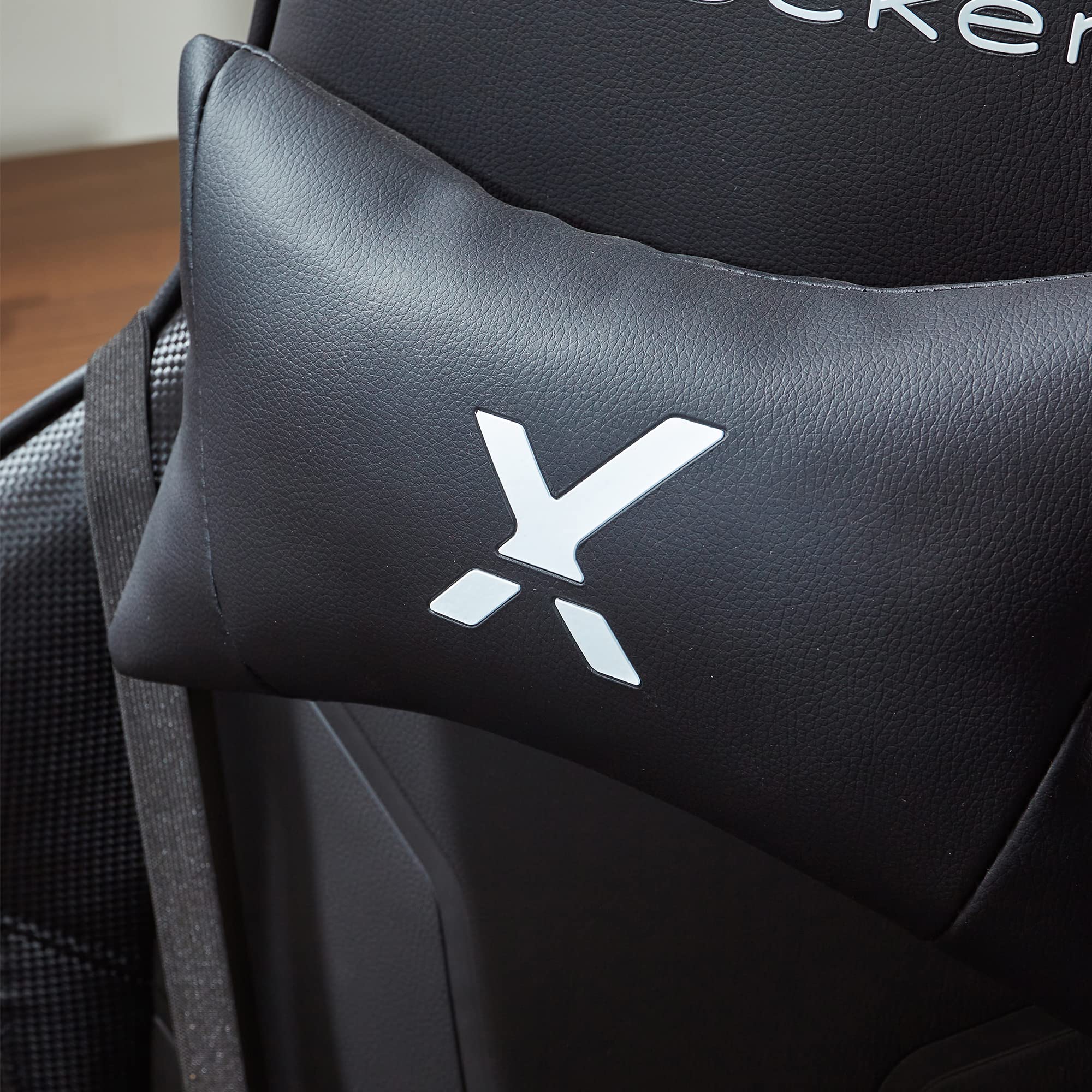 X Rocker Agility Esports - Gaming Bürodrehstuhl mit Komfortkissen für Erwachsene - Carbon Schwarz