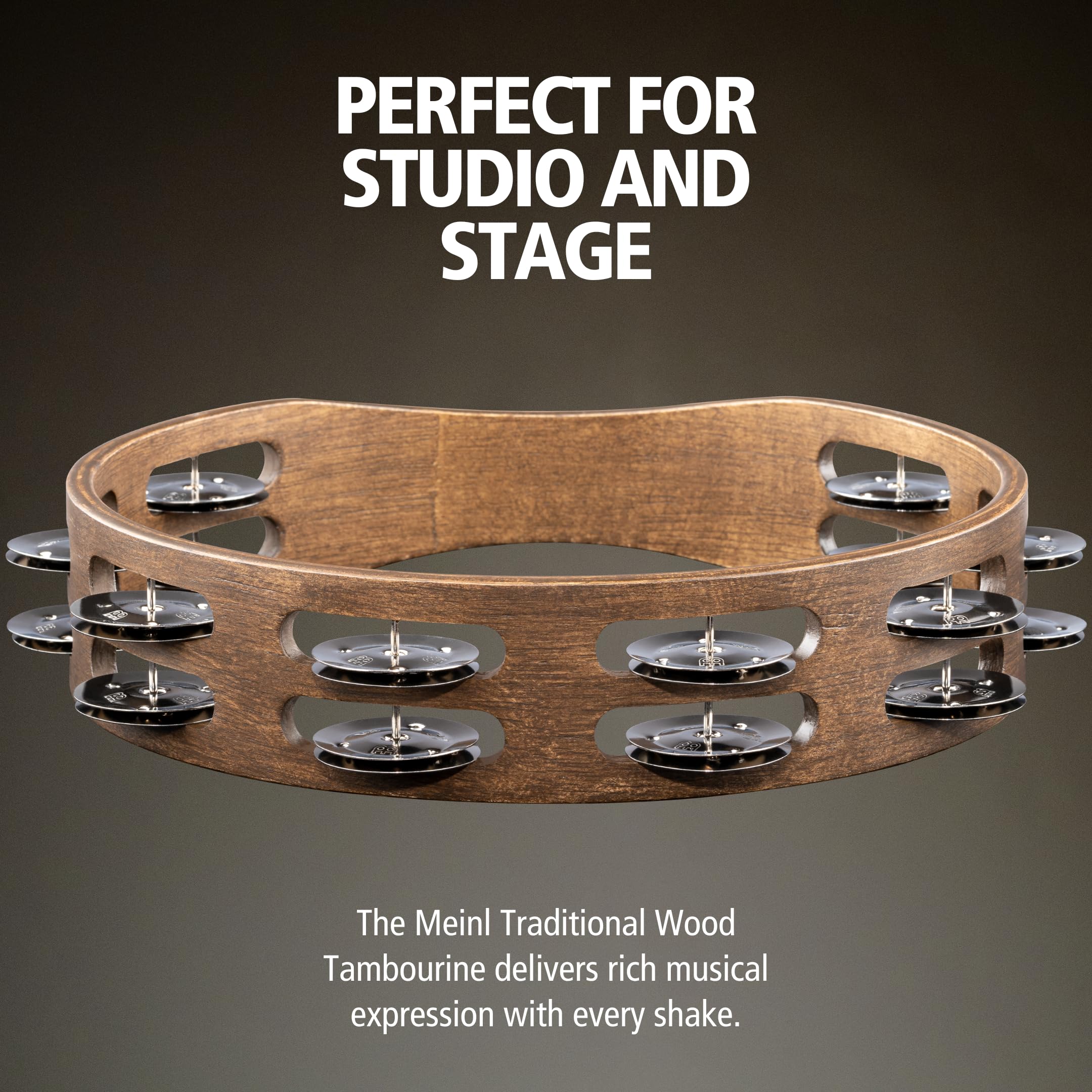 タンバリン Wood Traditional MEINL Percussion マイネル Tambourine