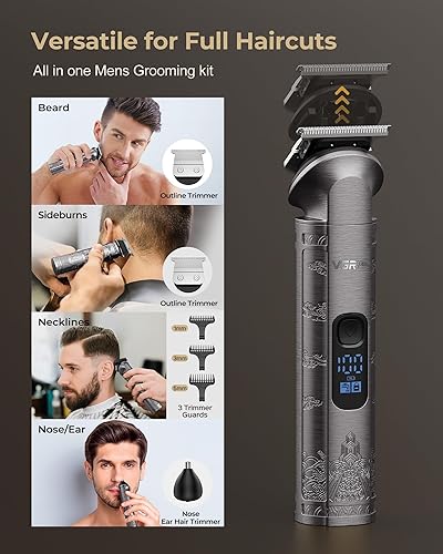 Miniatura 4 de Hair Clippers for Men Professional, Cordless Hair Clippers for Hair Cutting, Mens Clippers and Trimmers Set, Electric Hair Trimmer for Men with