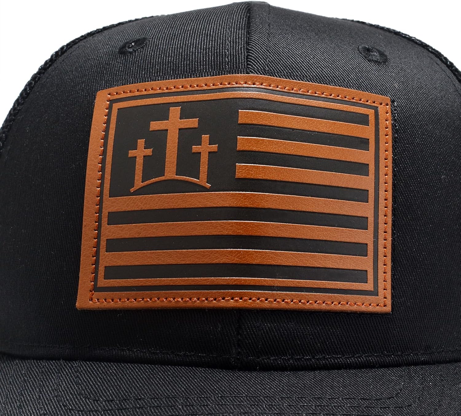 Christian Jesus Cross God Religious Faith Hats for Men Women Dad Embroidered Baseball Cap Trucker Hat Snapback Hat Gift - Image 2