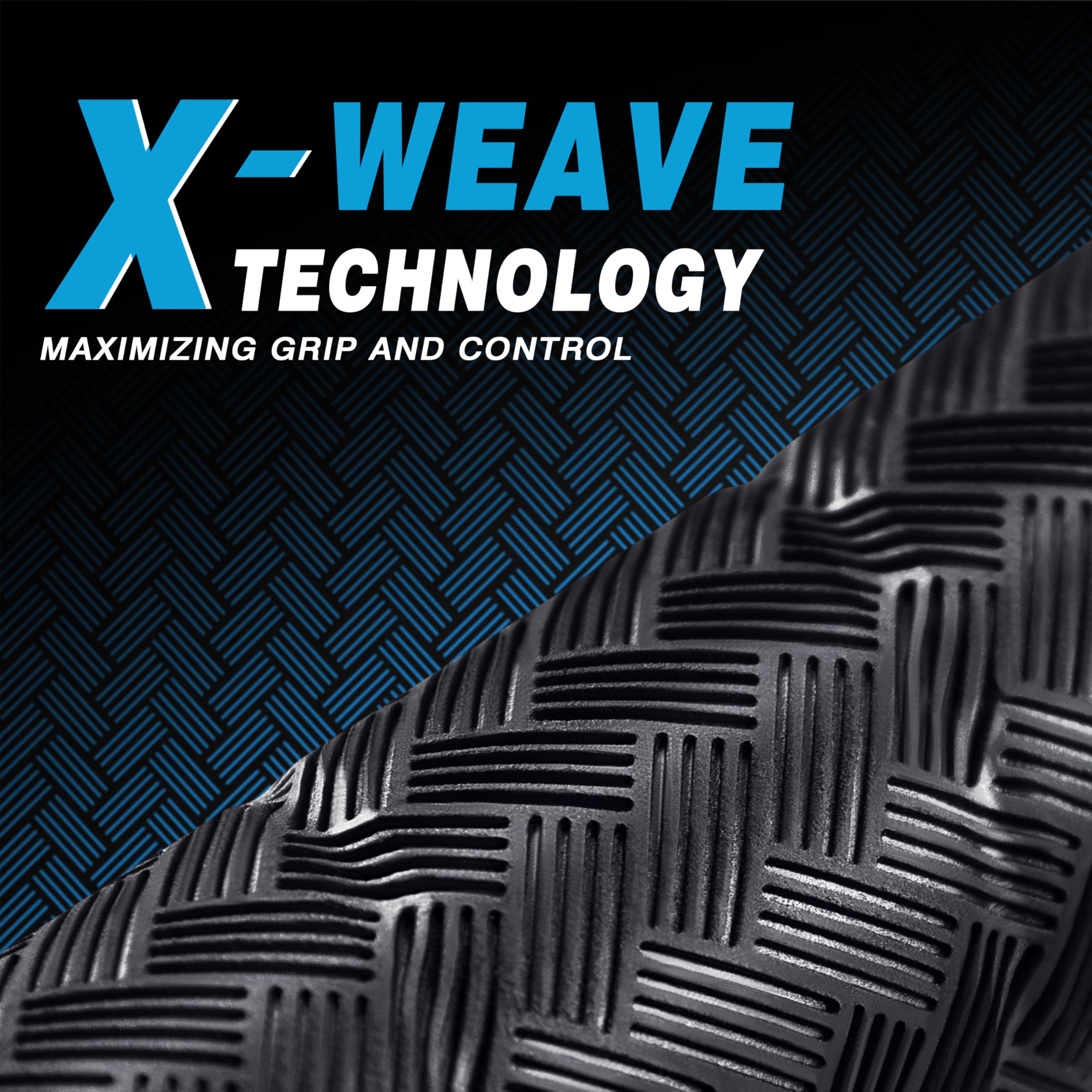 CHAMPKEY X-WEAVE - Paquete de 13 empuñaduras de golf de goma con kits de reparación completos, empuñaduras de palo de golf medianas y inferiores - Agarre mejorado y agarres de golf de tracción para