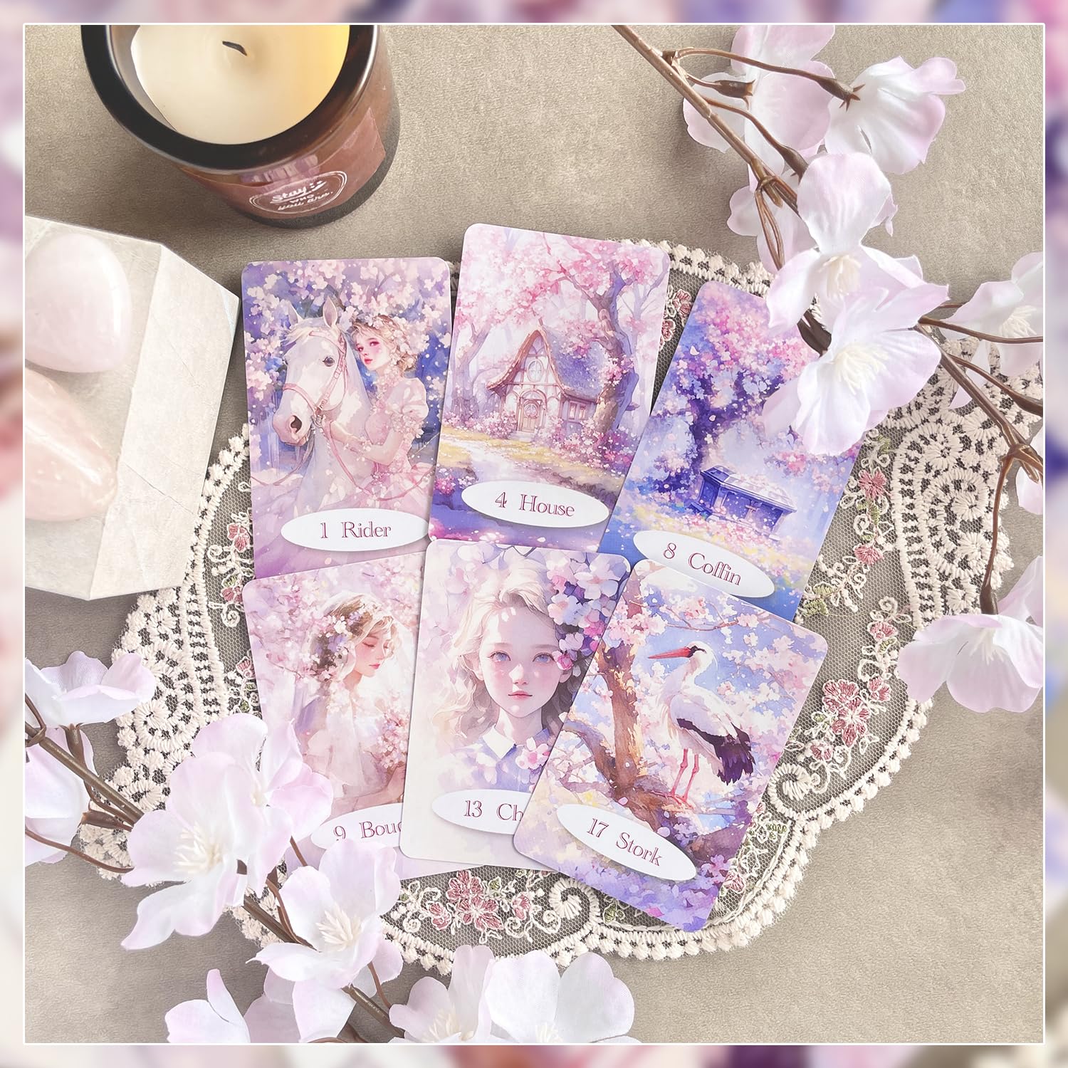 Amazon | 【正規品】Cherry Blossom Lenormand チェリーブロッサム