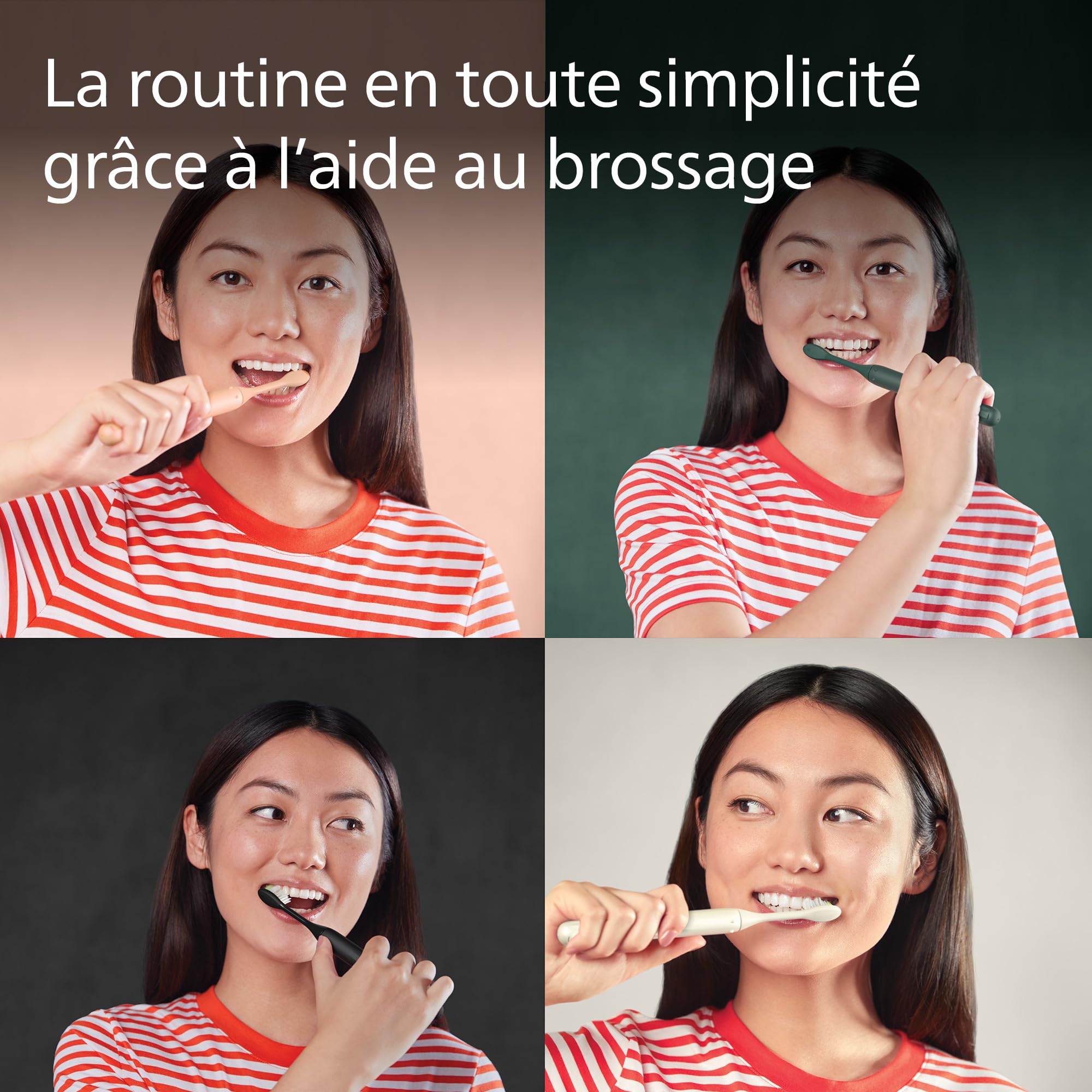 Philips One - Brosse à dents électrique rechargeable, couleur Chatoyant (modèle HY1200/25)