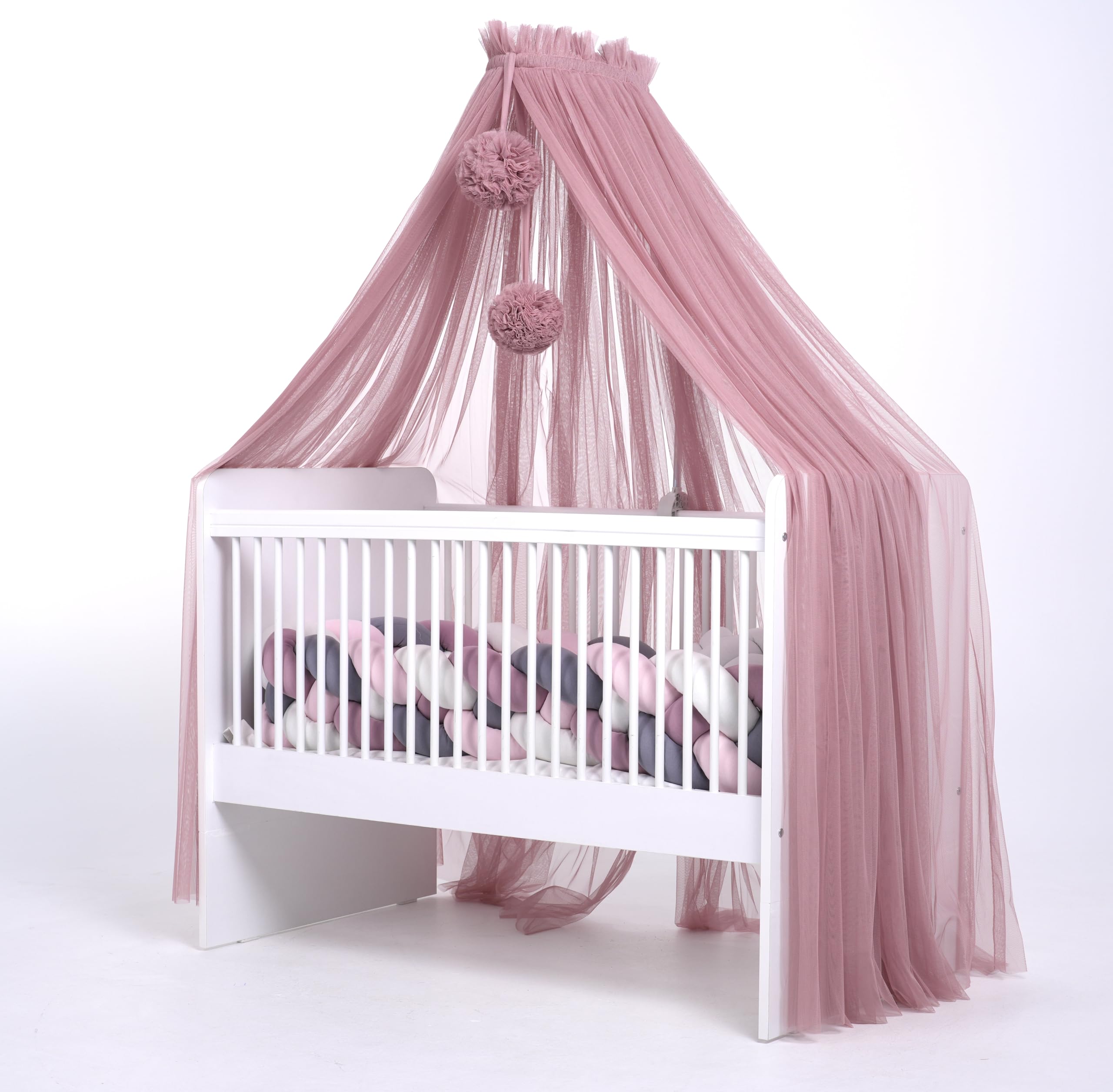 Baby Fancyroom Baldacchino Per Culla 300 X 180 Cm - Tulle