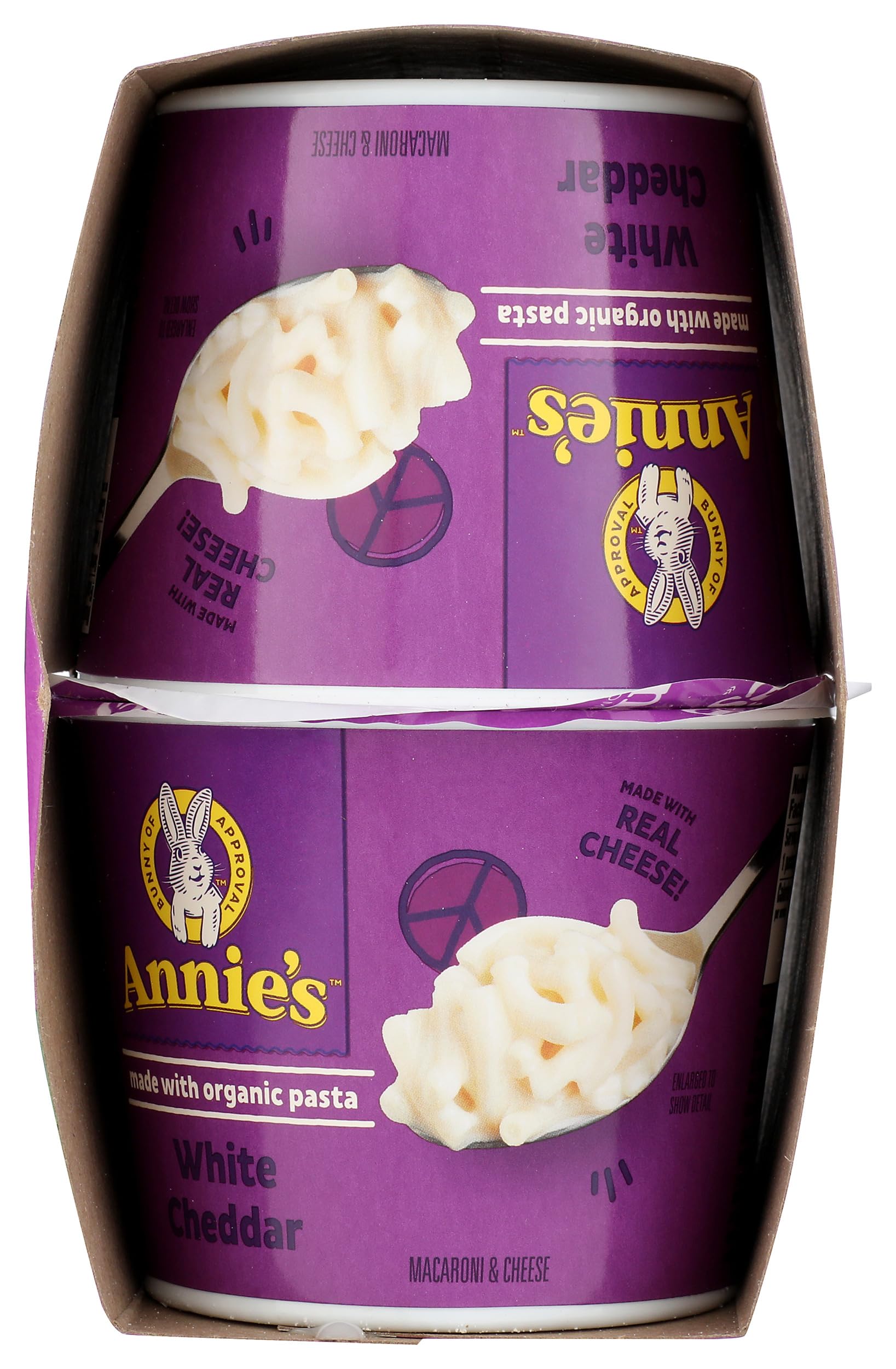 Annie'S Homegrown, Mac Cheese White Cheddar 4 Pack, 8.04 Ounce