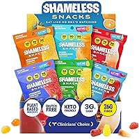 Vista 16 de Shameless Snacks - Aperitivos saludables bajos en calorías, gomitas keto bajas en carbohidratos (caramelo sin gluten) - Paquete de 6 Wunderlicious