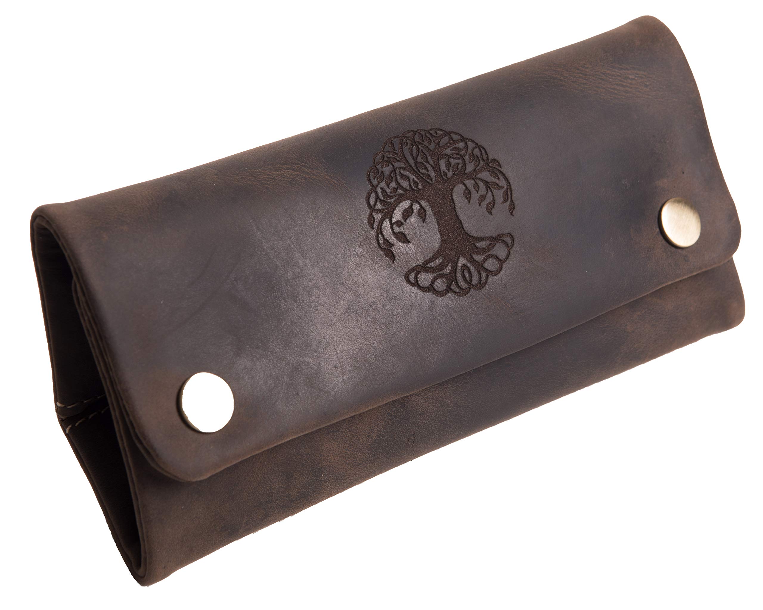 Visconti Astuccio Portapenne In Pelle - Nero - Sei Posti