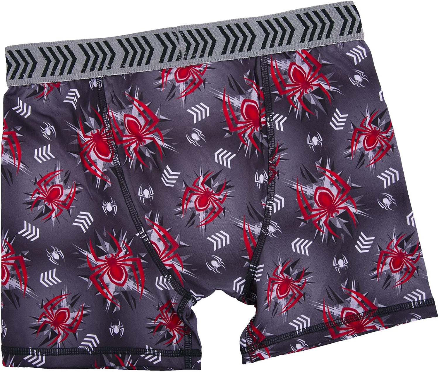 Spider-Man boys Exclusive 7-pk Athletic Boxer Briefs With Multiple Print Options Sizes 4, 6, 8, 10,12 - Image 2