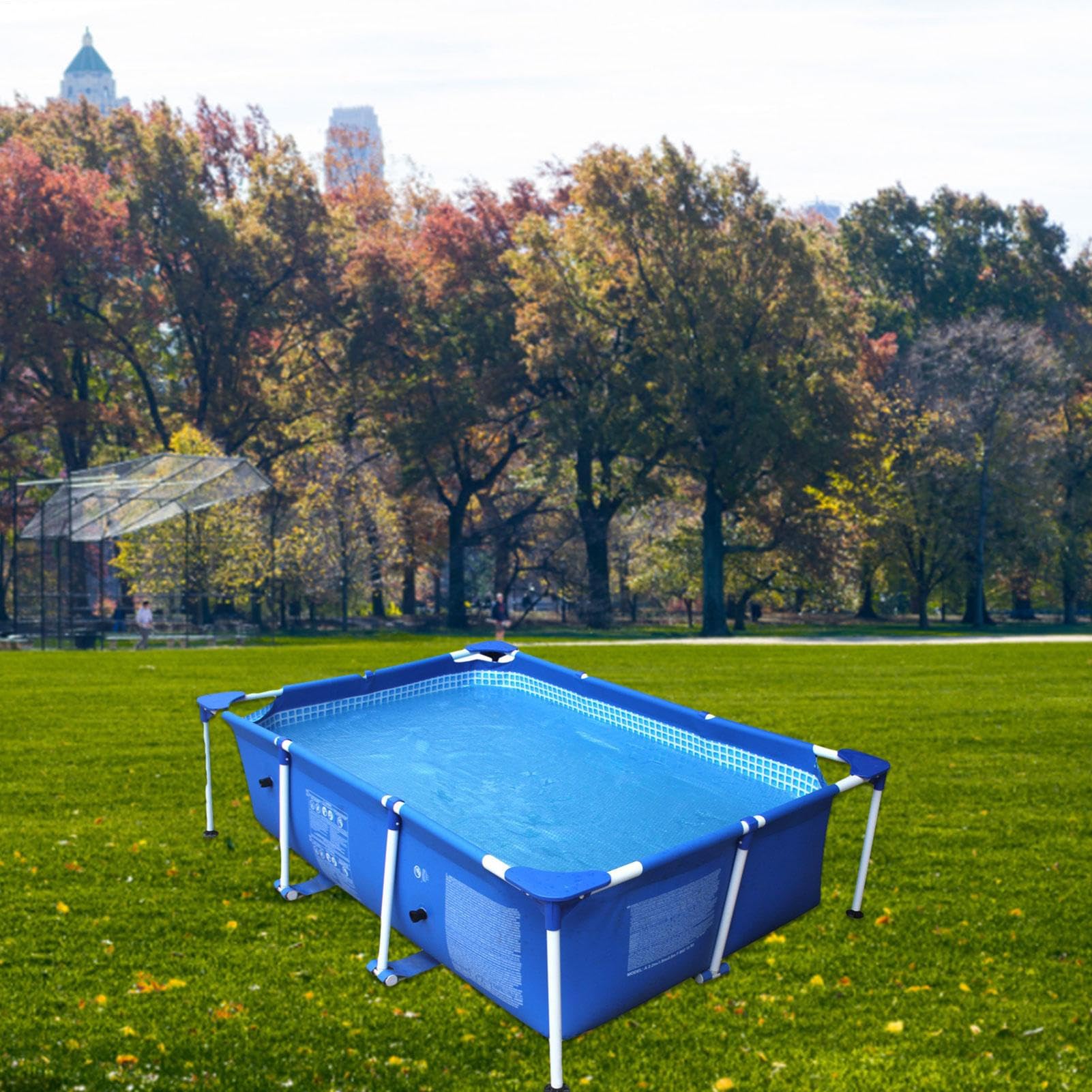 Cubierta Solar De Piscina, Lonas Para Piscina Rectangular, Cobertor De Invierno Piscina, Manta Solar De Burbujas Para Piscina, Cortar, Lámina Protectora De Piscina Impermeable Y Resistente Al Polvo