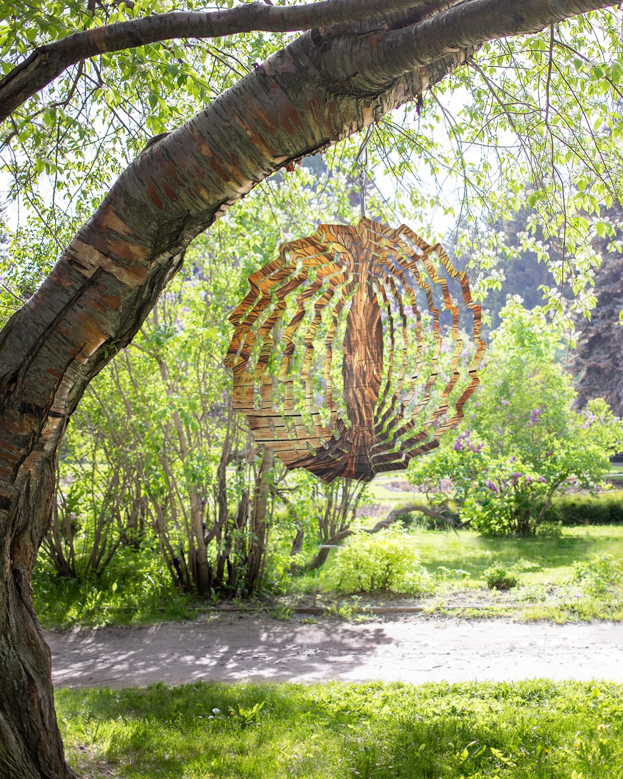 Amazon.com: Retro Giant Tree Wind Spinner 3D Stainless Steel, 12