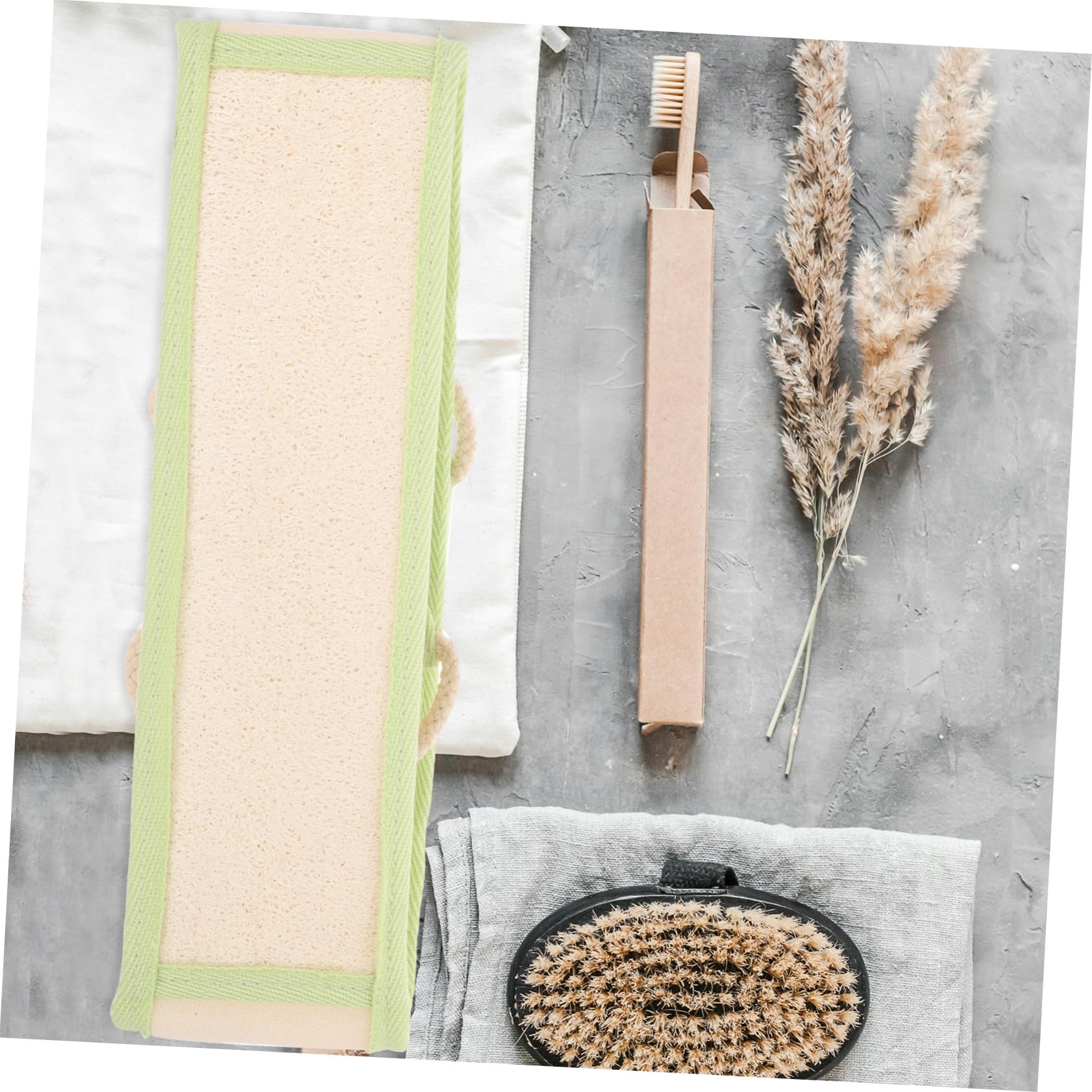 Didiseaon 4 Piezas Maleza Esponja Trasera Para Ducha Para Hombres Exfoliante De Espalda Para Ducha Depurador De Ducha Trasera Fregador De Espalda Para Baño Accesorios De Baño Esponja Vegetal