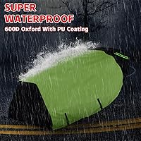 Vista 5 de Funda para cortacésped con accesorio de ensacado, ajuste universal para cubiertas de hasta 54 pulgadas con ensacadora, cubierta de tela Oxford 600D