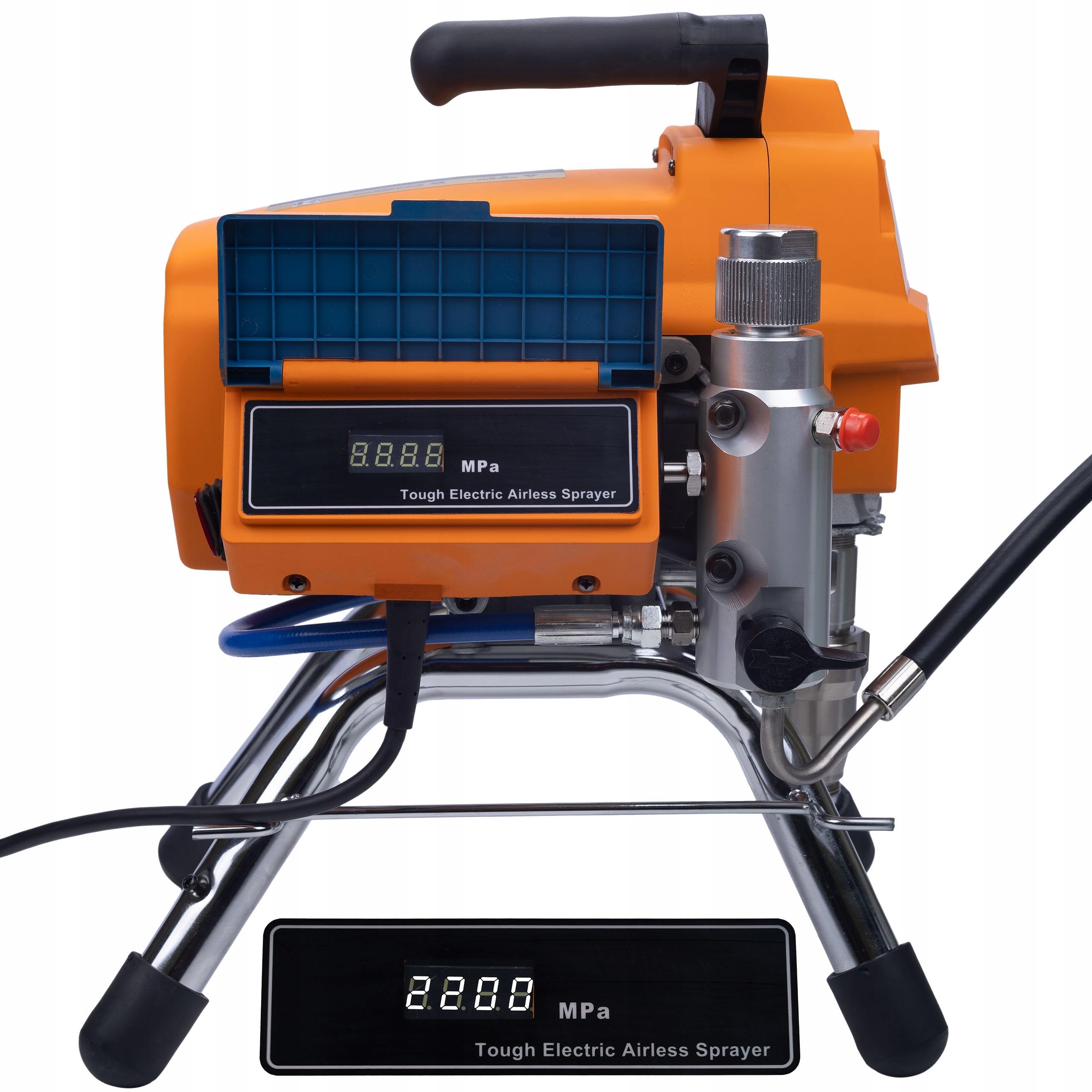 Rosfix Tornado RT3 UltraSpray - Pulverizador de pintura sin aire 2200 W, 220 bar, 2,5 l/min | Con pistola, boquilla 517, manguera de 10 m, filtros y accesorios | Accesorios de pintura para interiores