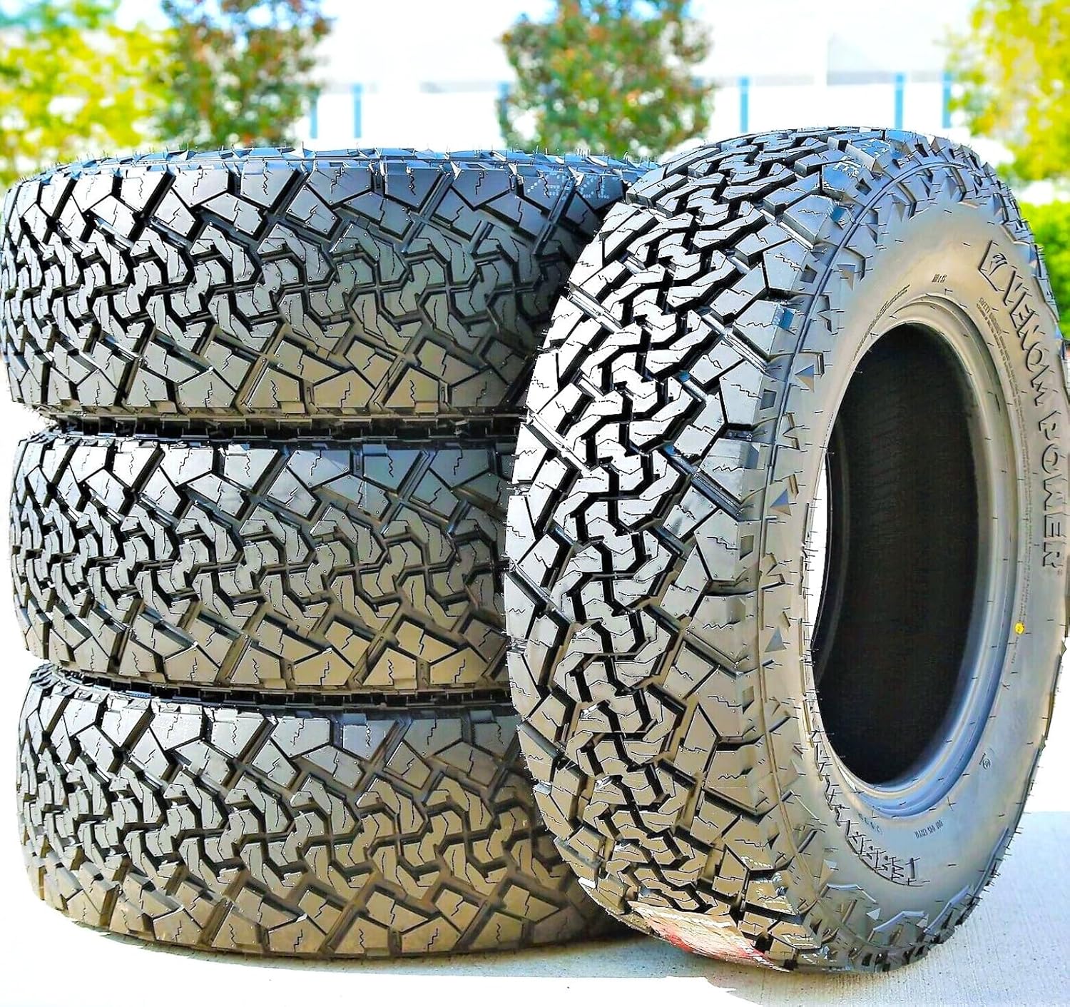 Set of 4 (FOUR) Venom Power Terra Hunter X/T XT Truck/SUV All-Terrain Mud Off-Road Radial Tires-235/60R18 235/60/18 235/60-18 107H Load Range XL 4-Ply BSW Black Side Wall