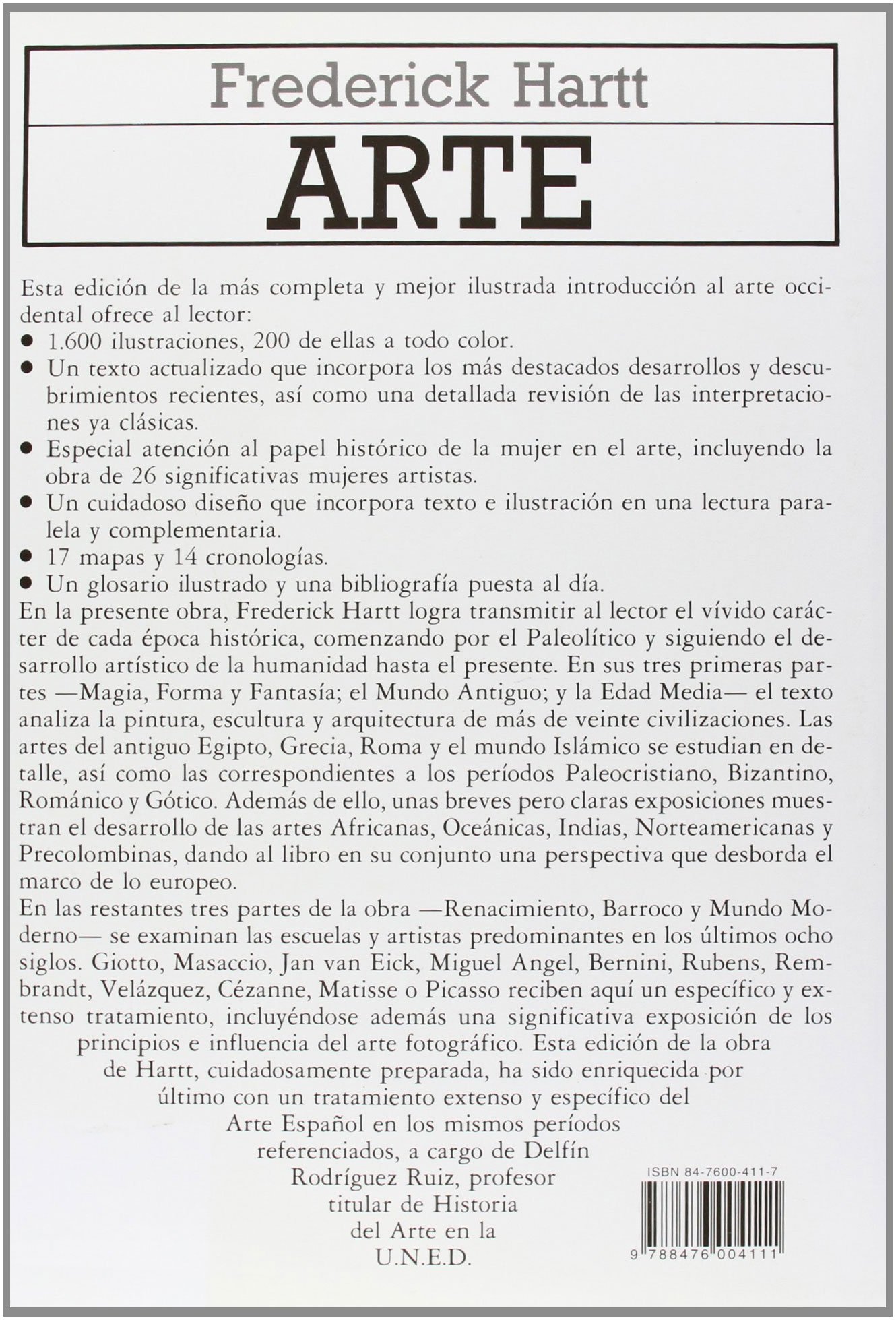 Arte: Magia, Forma y Fantasia, Mundo Antiguo, Edad Media, Renacimiento, Barroco, Mundo Moderno: 20 (Arte y estética)