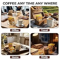 Vista 6 de Vinacafe Paquetes de café instantáneo 3 en 1 auténtico sabor vietnamita, mezcla equilibrada de café de tostado medio para una preparación rápida