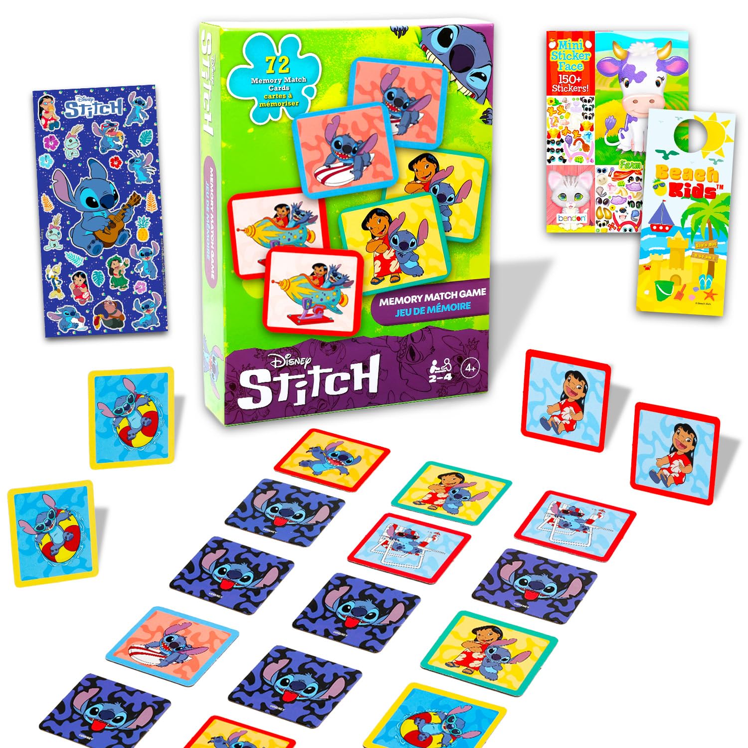 Amazon.co.jp: ディズニー スティッチ メモリーマッチングゲームセット
