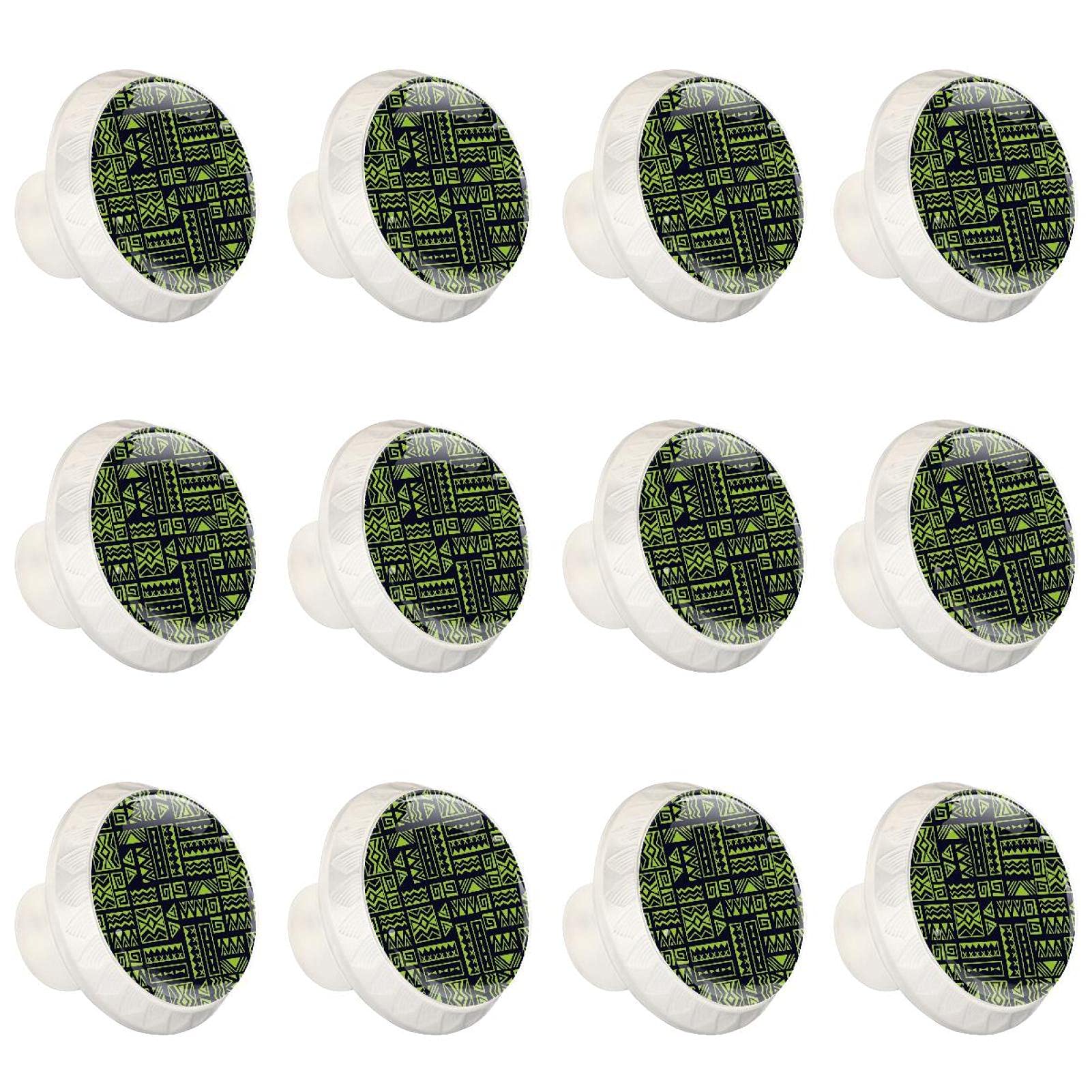 Poignées d'armoires de cuisine pour remplacer des boutons abîmés - Set de 12 pièces vert