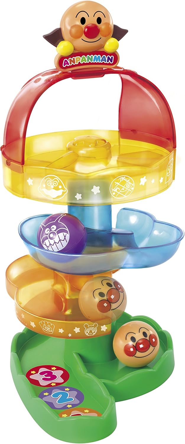 Amazon アンパンマン にぎって おとして くるコロスロープ ルーピング ビーズコースター おもちゃ