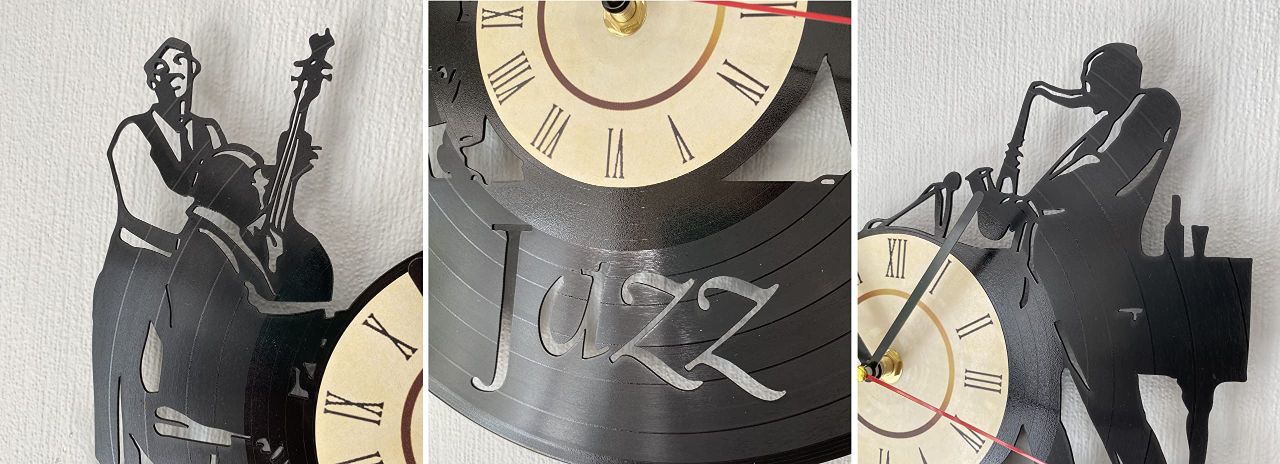Amazon.com: Jazz Band Vinyl Record Wall Clock Jazz Music Gifts