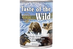 Taste of the Wild Grain-Free Pacific Stream Smoked Salmon Dry Dog Food for Puppies