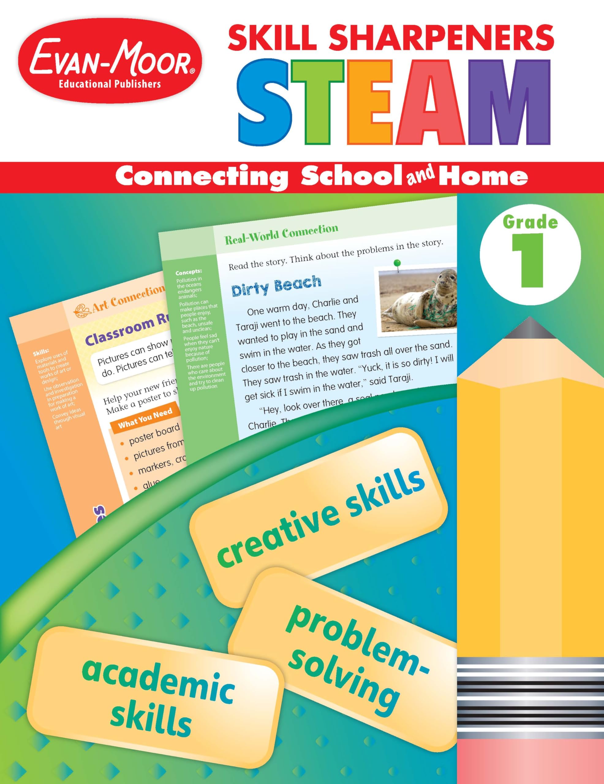 Skill Sharpeners: Steam, Grade 1 Workbook Paperback – 1 January 2021