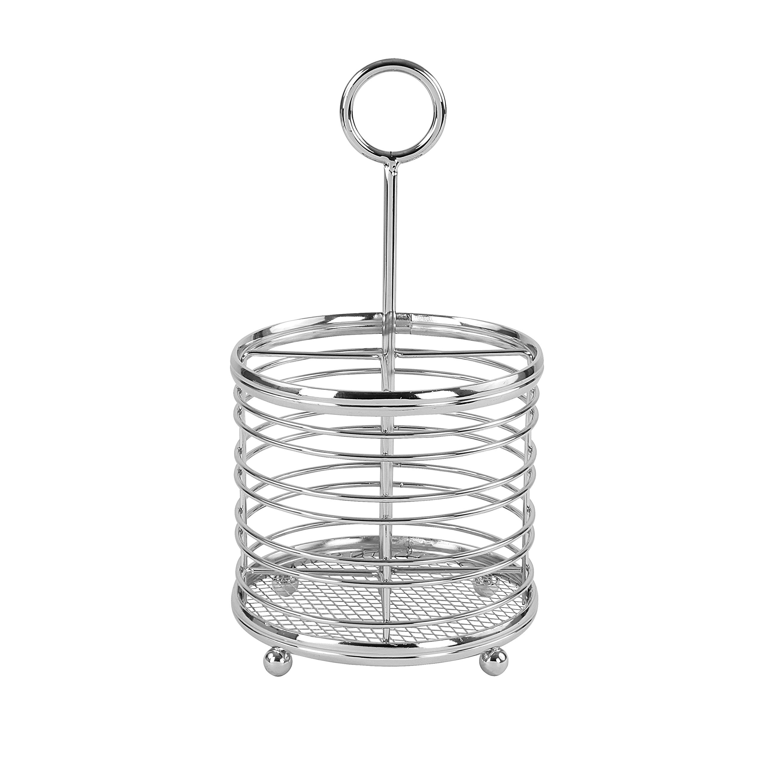 Silverware Caddy Holder - Chrome -3