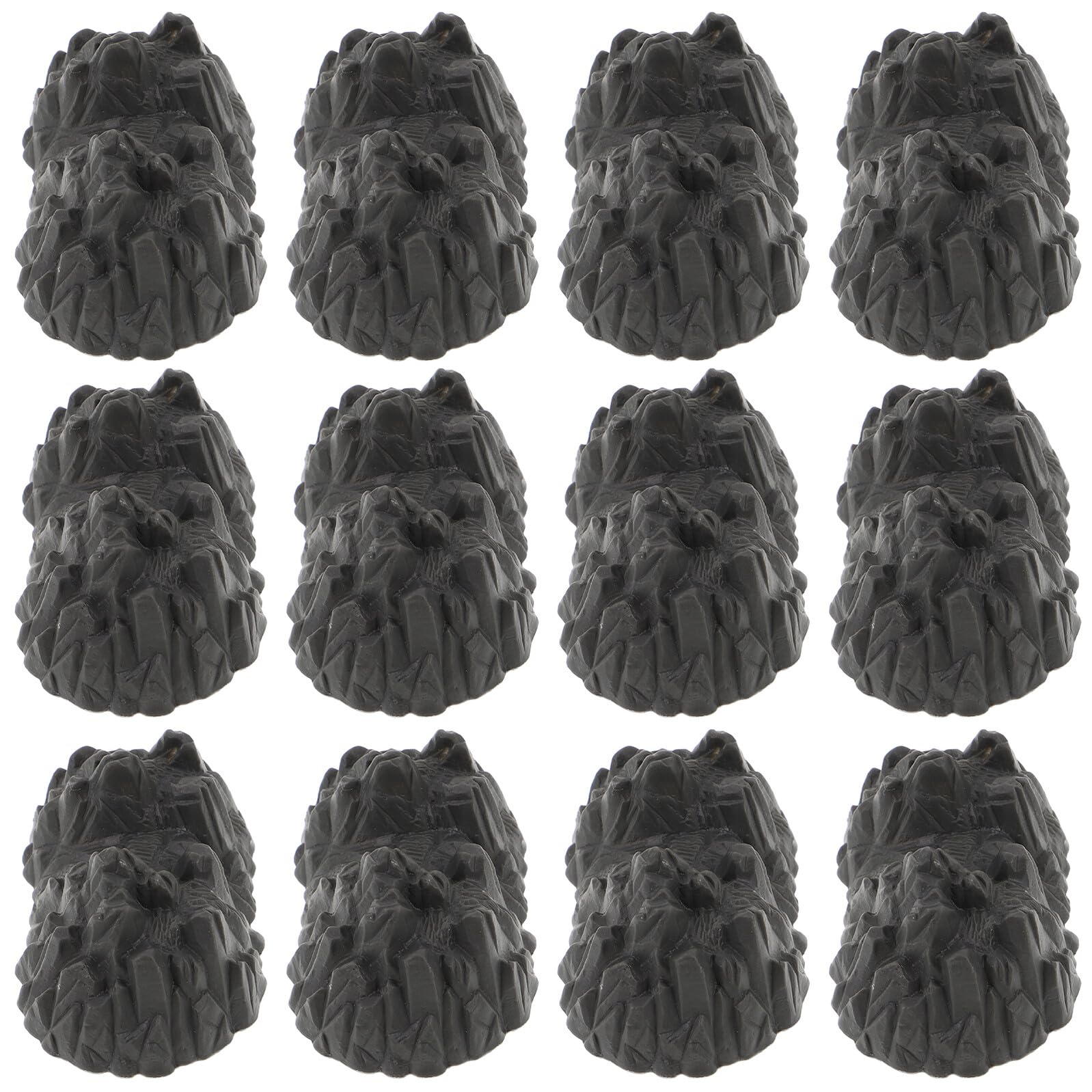 100 Miniatures Plastique Pierres Légères et Réalistes pour Maquette