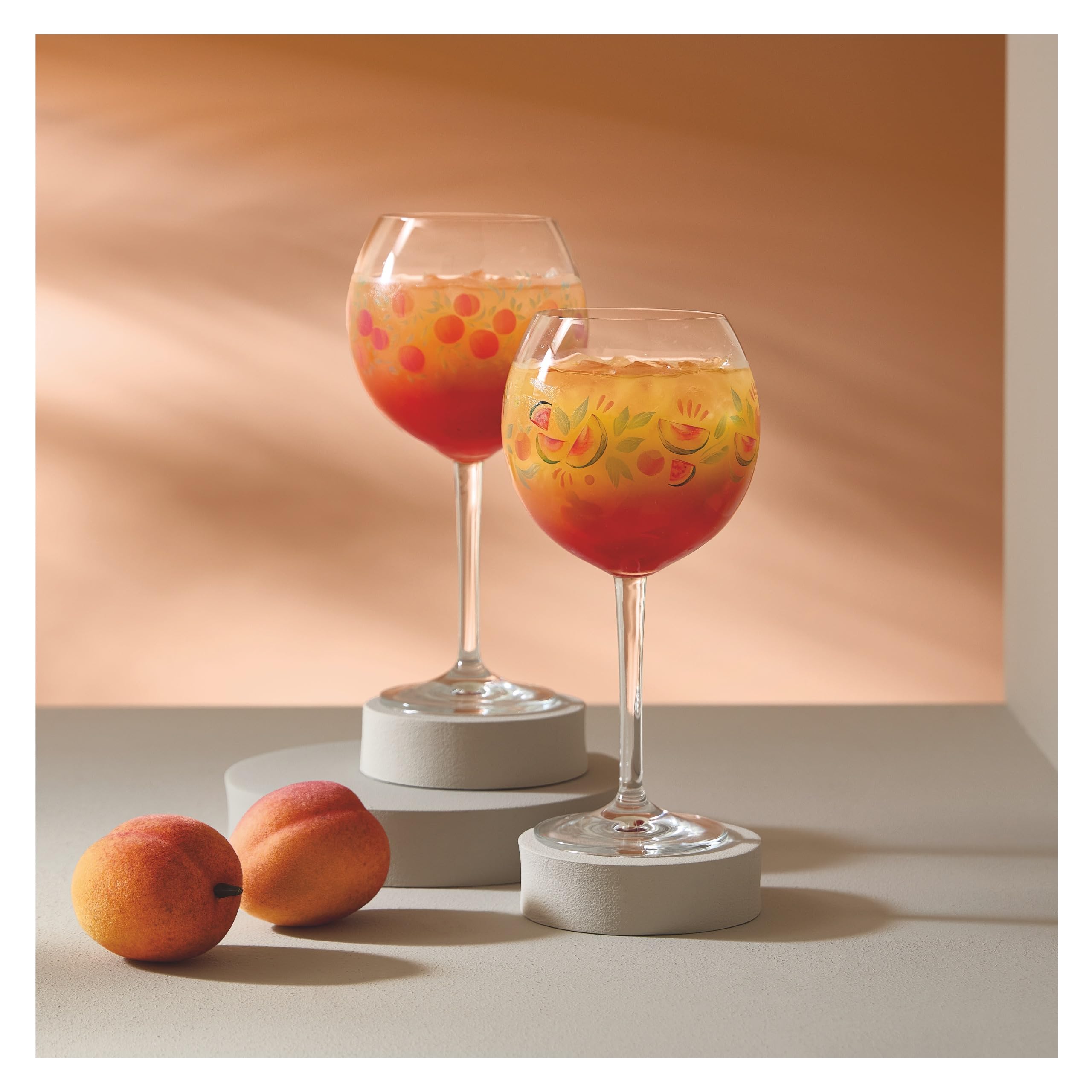 RITZENHOFF 6321001 - Juego de 2 vasos para aperitivos (500 ml, para cócteles, diseño de fruta, fabricado en Alemania)