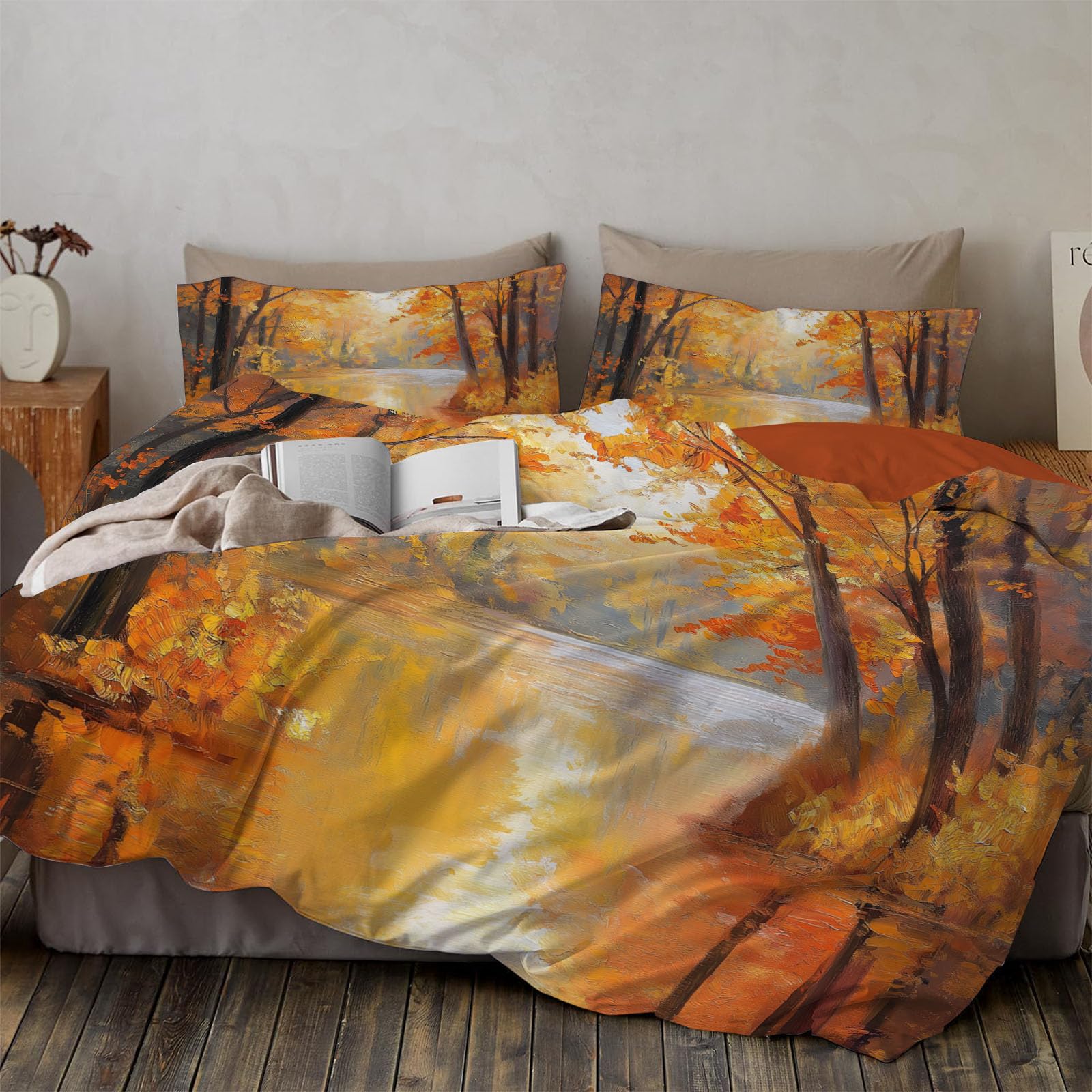 Housse de couette 200x200cm parure de lit enfant adulte lit 2 personnes