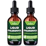NEW AGE Chlorophyll Liquid Drops - Natural Concentrate – Energy Booster, Digestion and Immune System Supports, Internal Deodorant, Liver Function - (2 Fl Oz (Pack of 2))